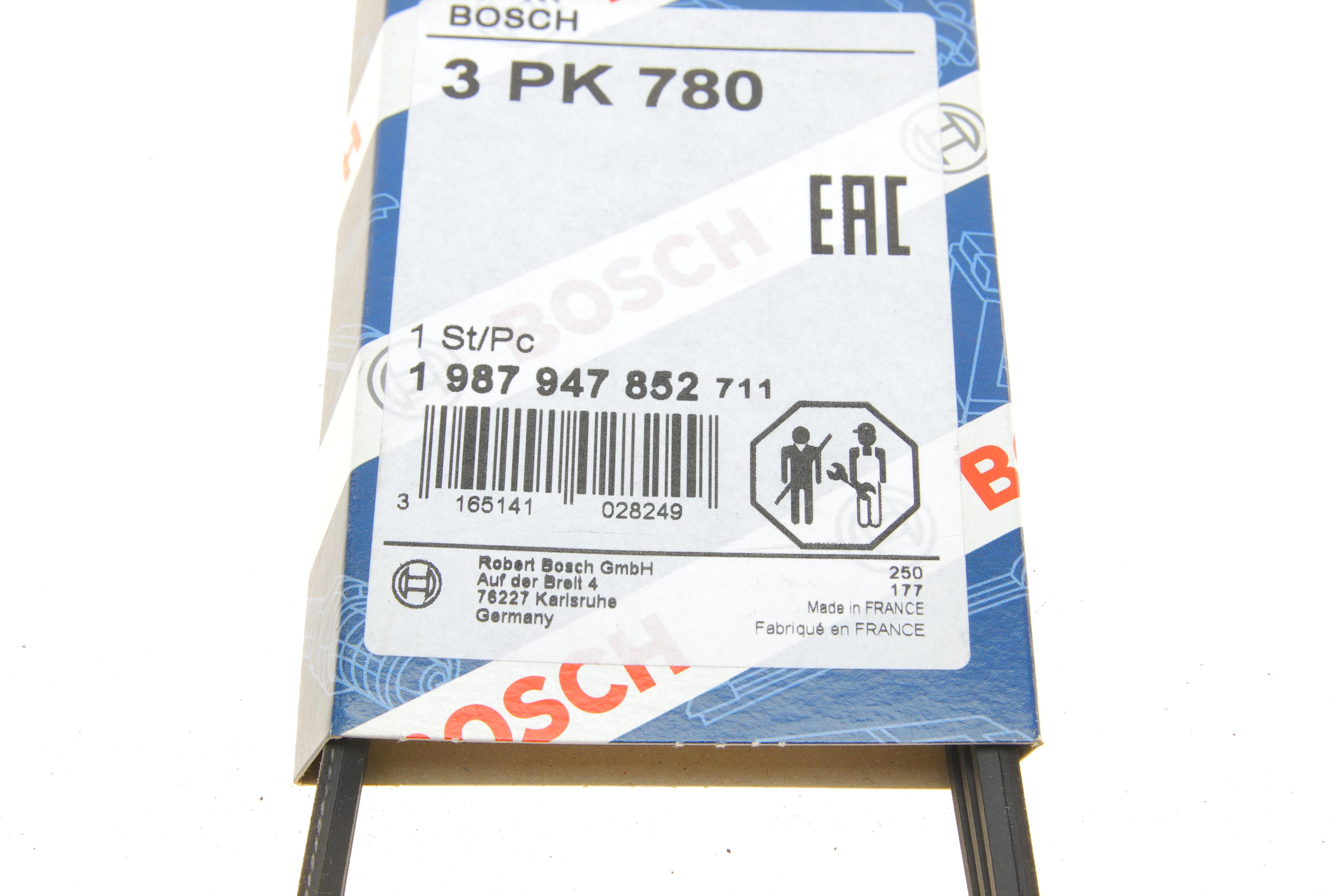 Ремінь генератора Renault 19 1.4 88-95 (3PK780)