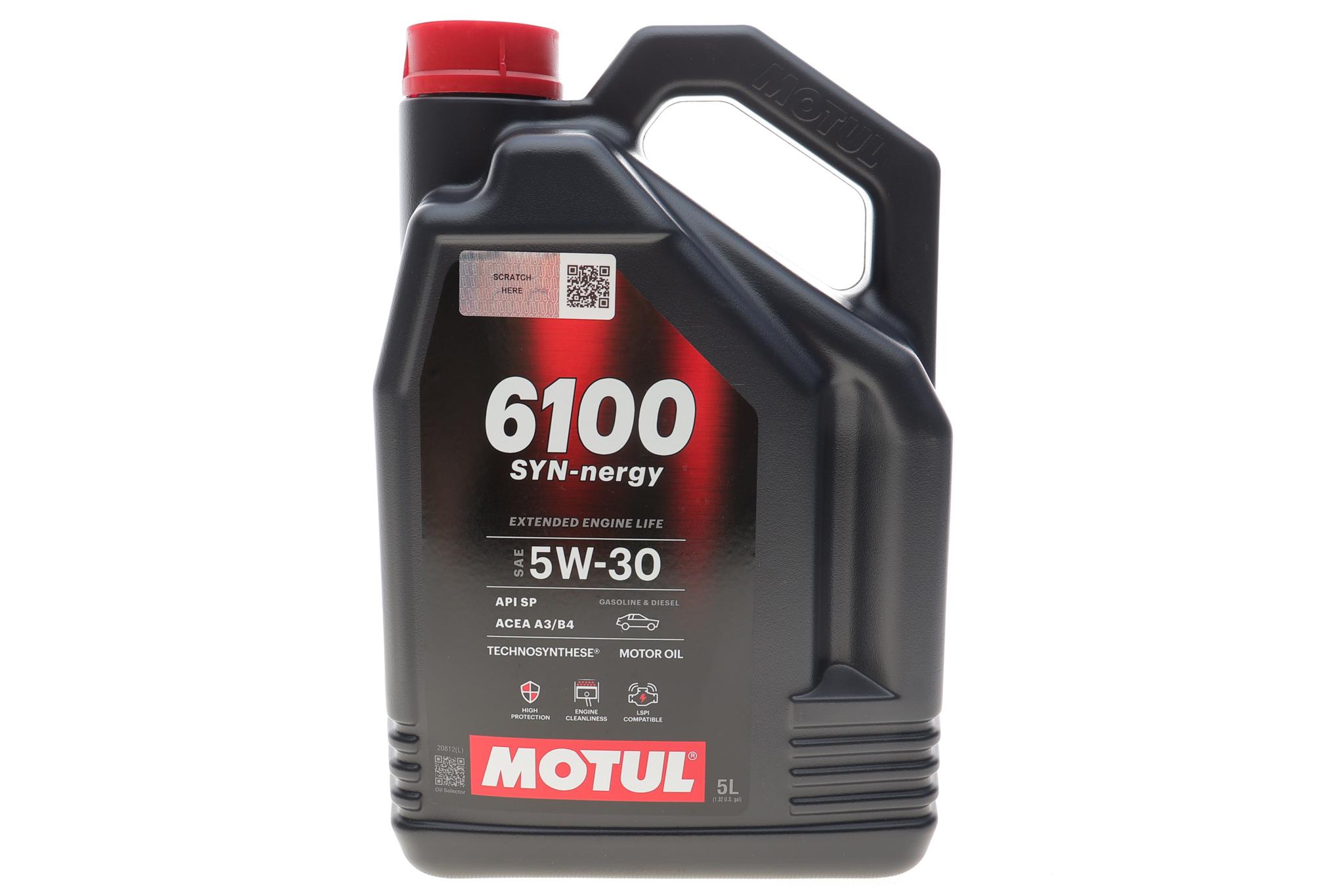 Масло 5W30 Syn-nergy 6100 (5L) (MB 229.5/Renault RN0710/RN0700/VW 502 00/505 00) (113145)