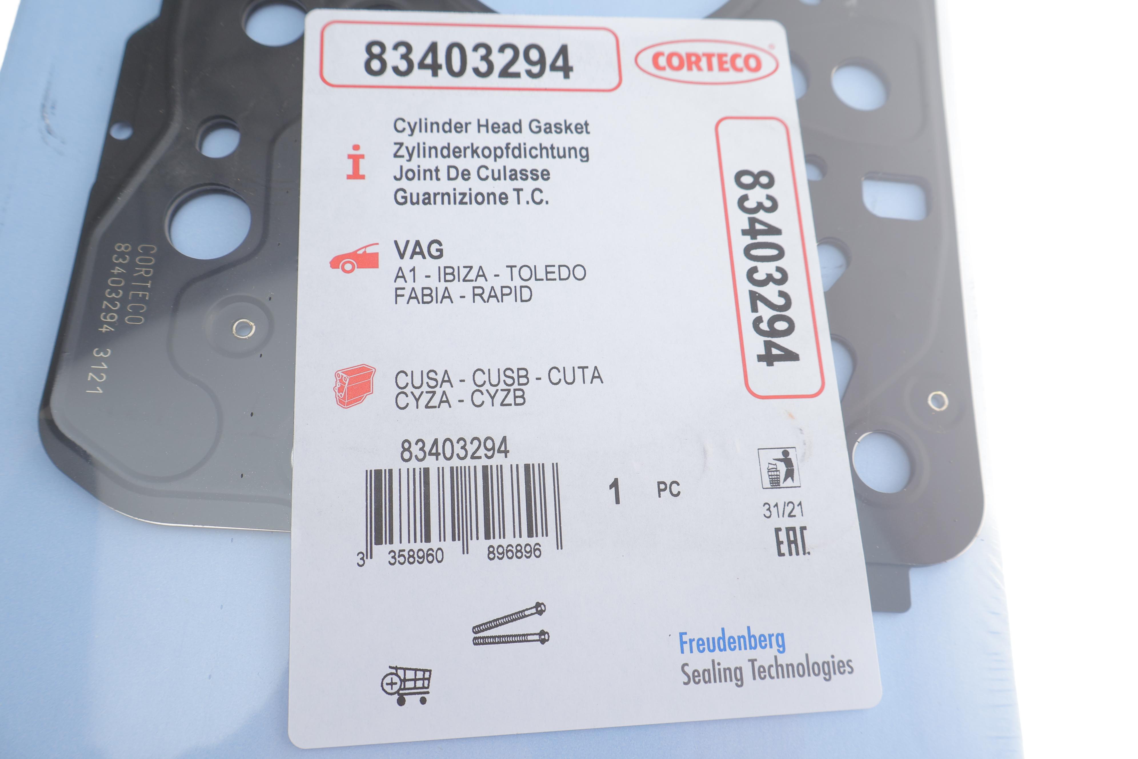 Прокладка ГБЦ VW Polo 1.4 TDI 14- (1.55mm)