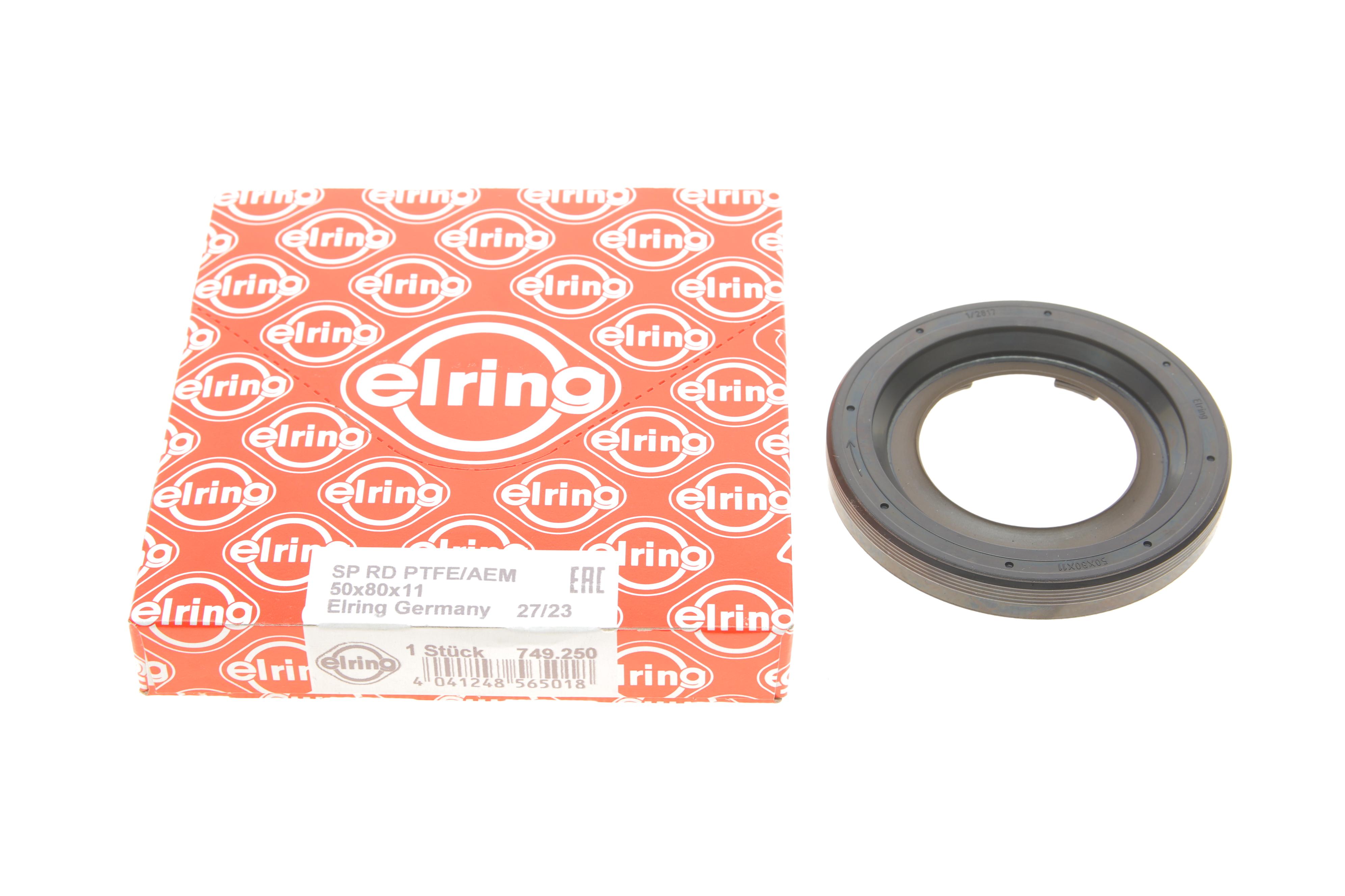 Сальник колінвалу (передній) Fiat Ducato 2.3JTD 06- (50x80x11)