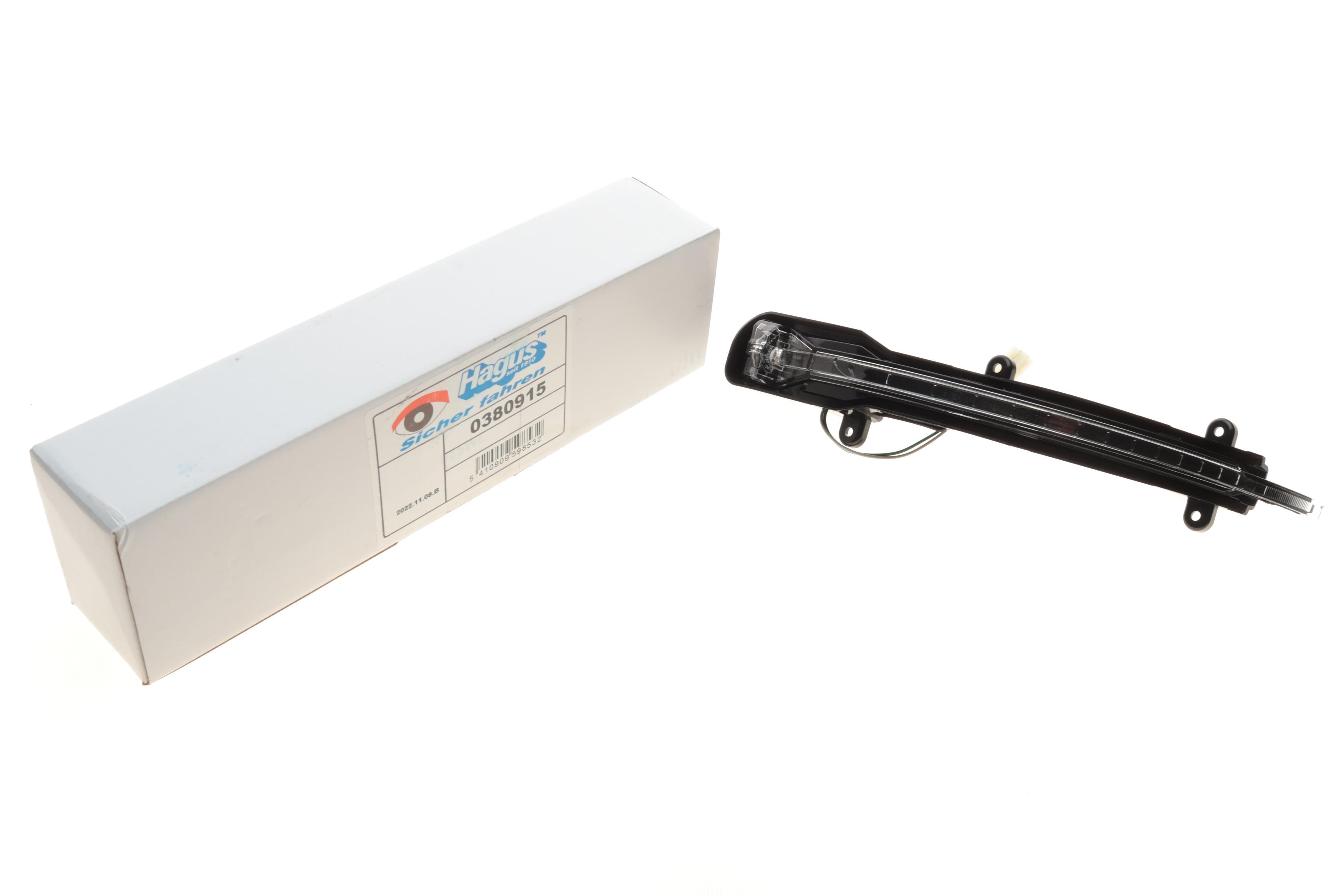 Повторитель поворота на зеркало Audi Q5/Q7 06-12 (L) (белый)