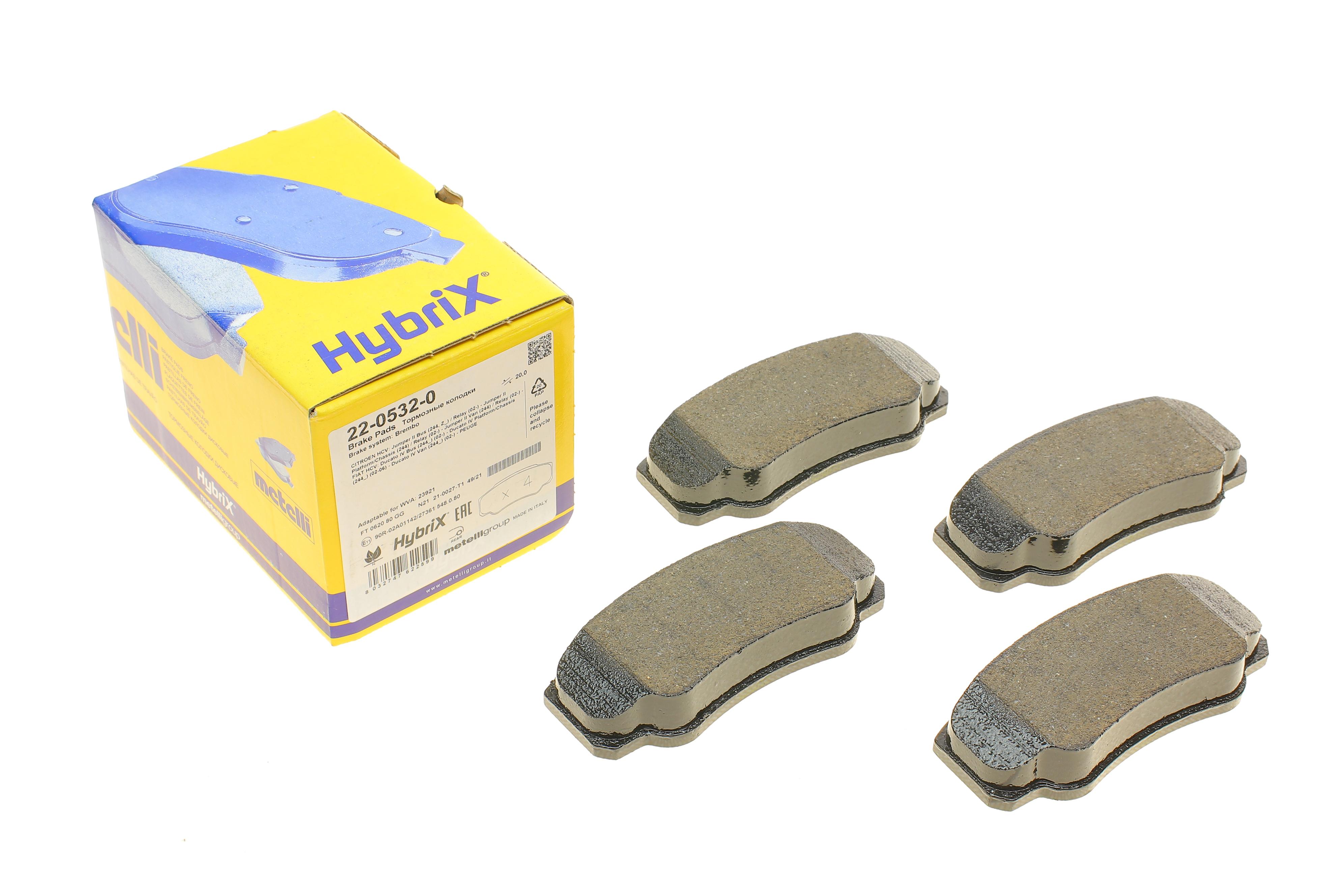 Колодки гальмівні (задні) Citroen Jumper/Fiat Ducato/Peugeot Boxer 01-