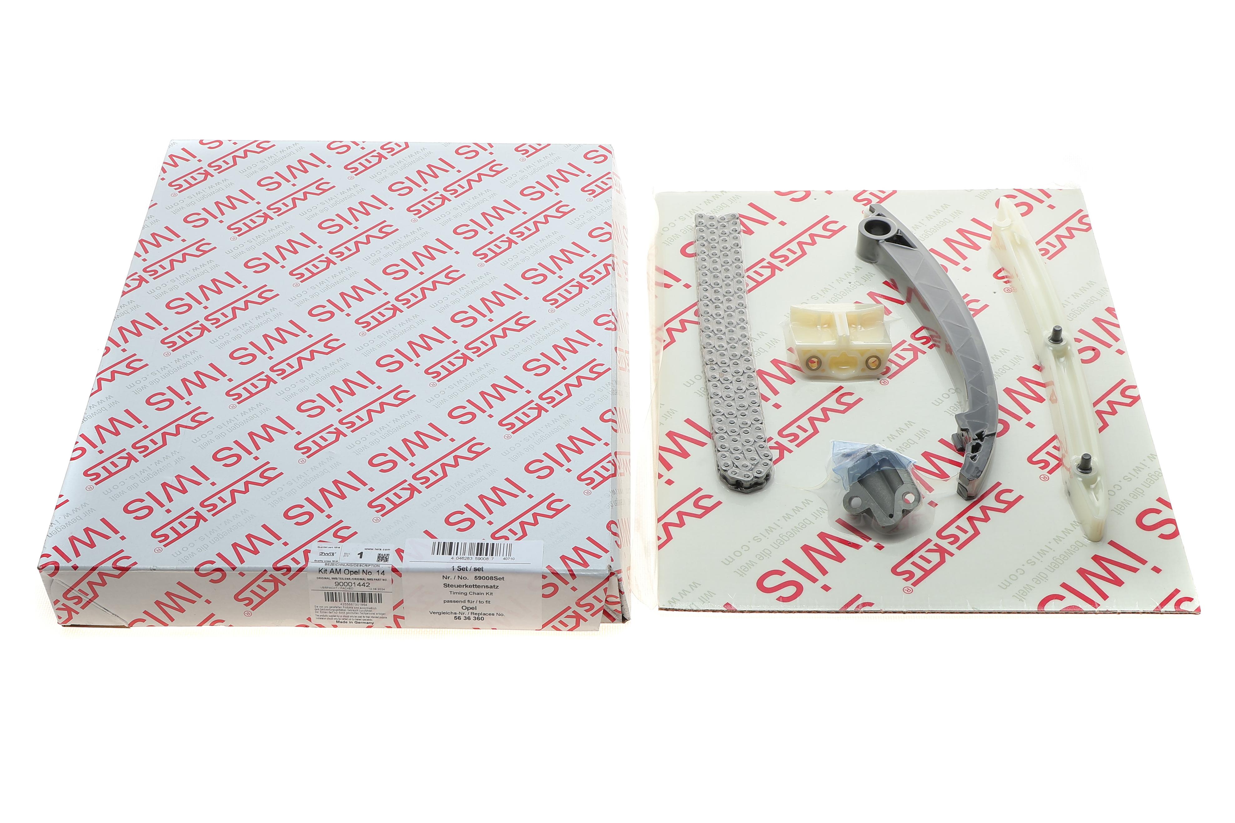 Комплект ланцюга ГРМ Opel Astra H/J 04-/Corsa C 1.4/Corsa D 1.0-1.4 03-14/Combo 1.4 04- (z=130)