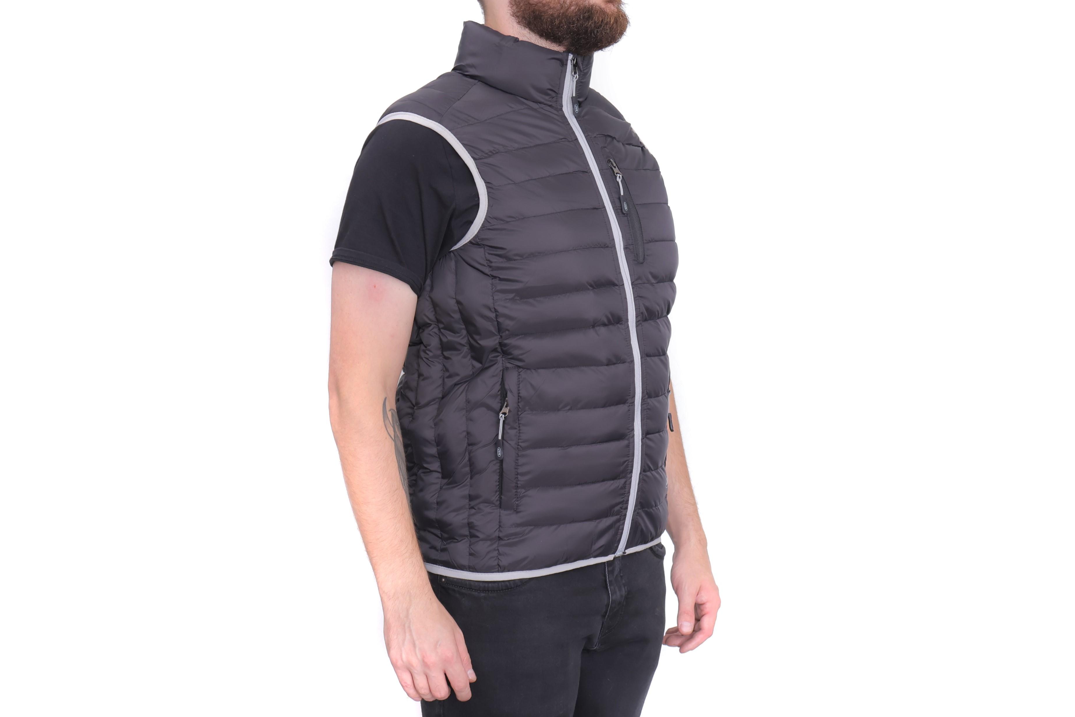 Жилет сіро-чорний JBM "L"