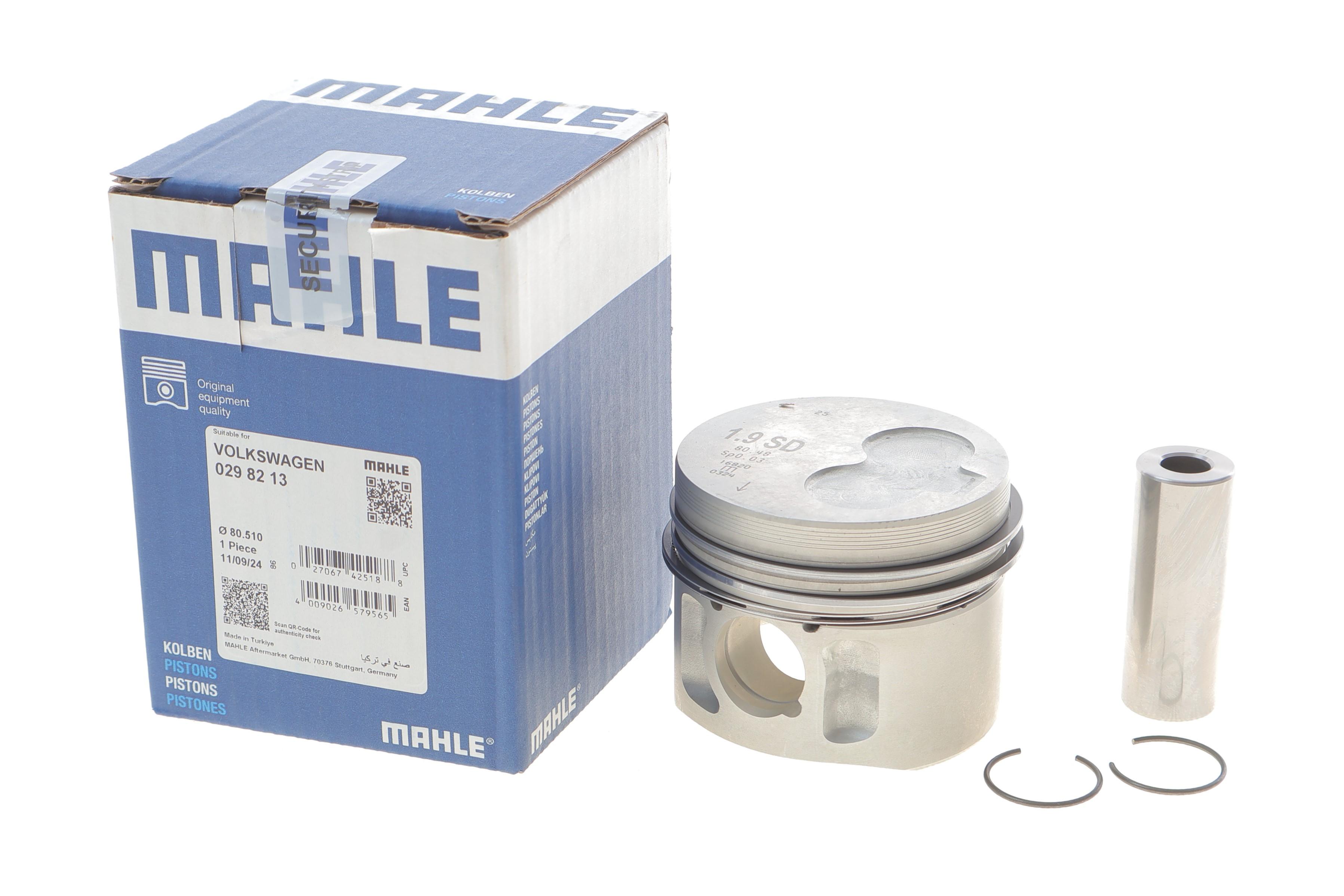 Поршень Audi 80/100/VW T4/Golf III 1.9-2.4D 89-03 (80.51mm/+1.00)