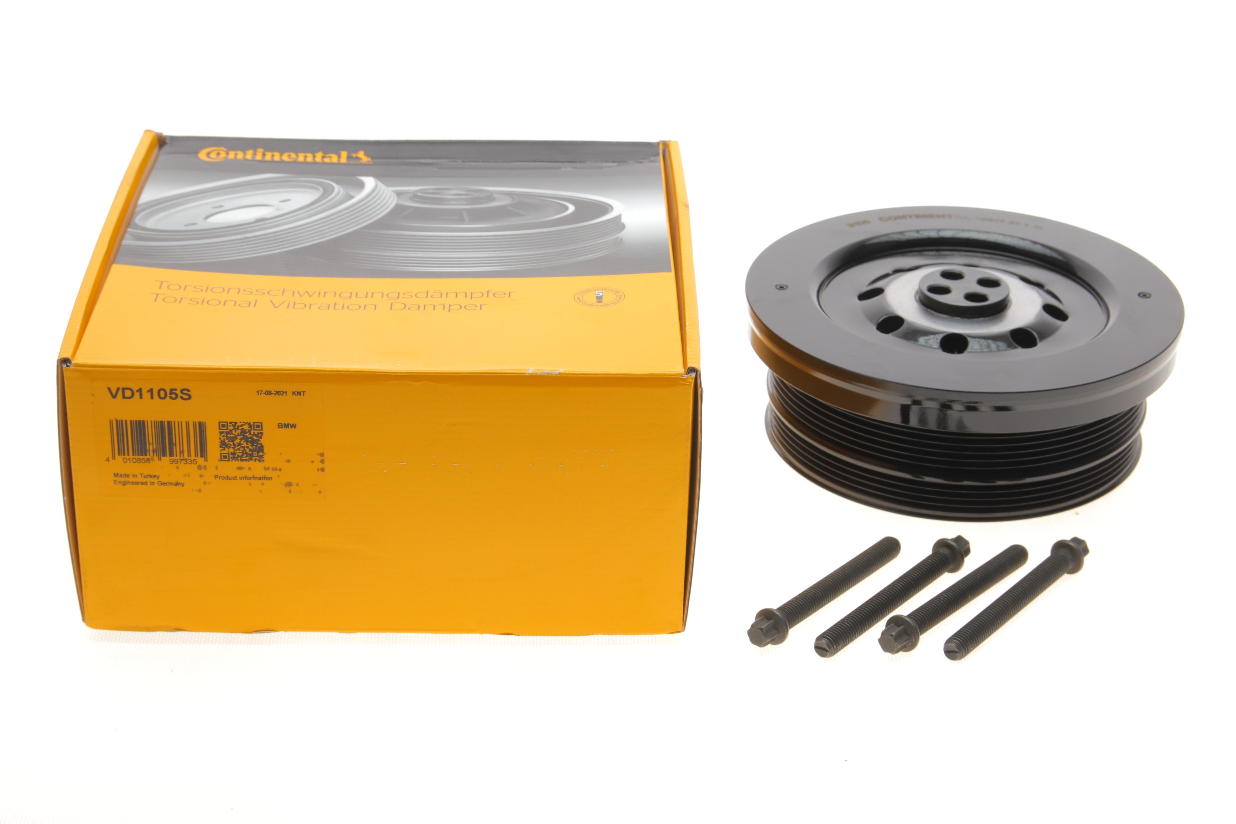 (замена на VD1105) Шкив коленвала BMW 3 (E90/E91/E92)/5 (E60/E61)/X5 (E53/E70) 02-04