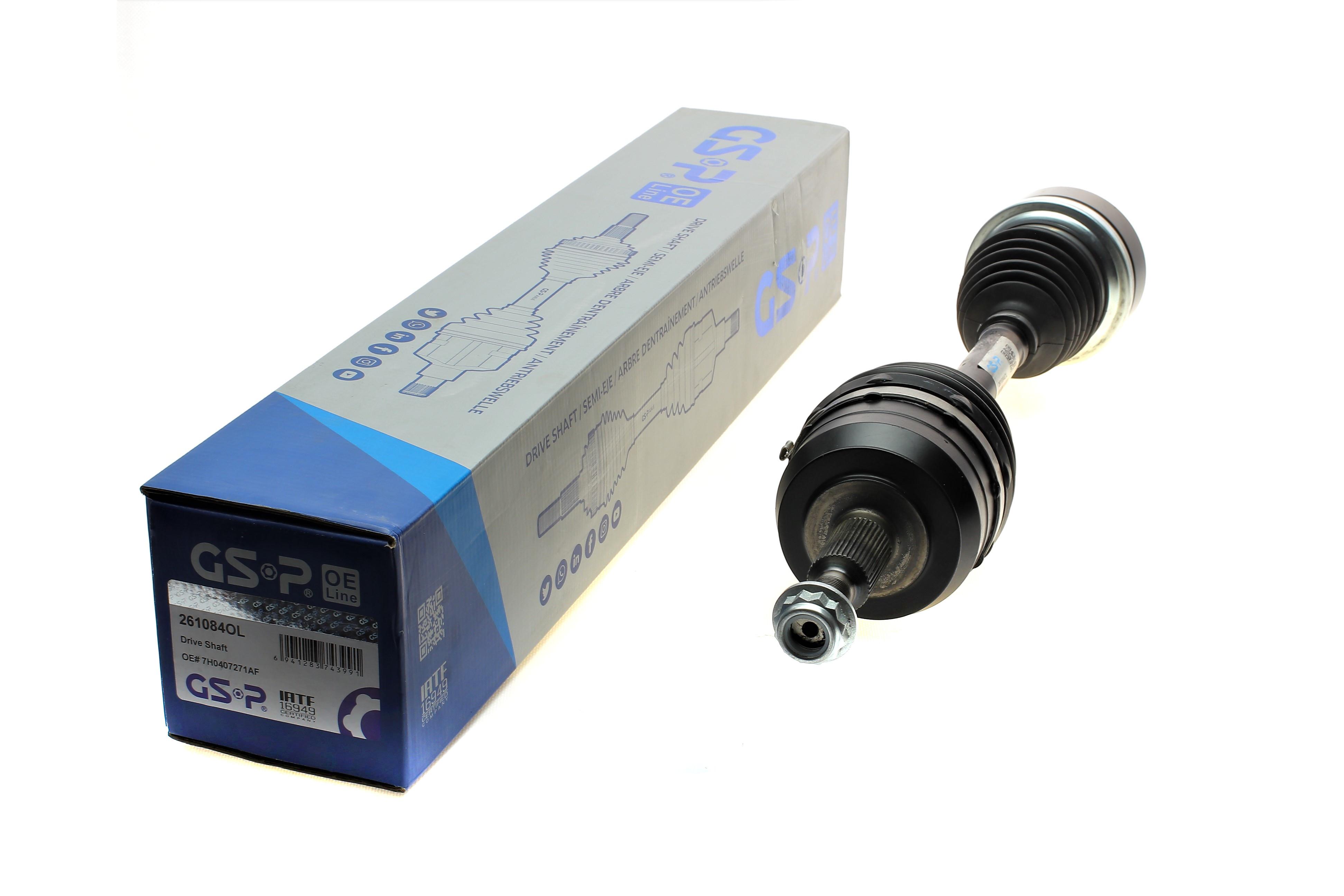 Полуось (передняя) VW T5 1.9TDI-2.5TDI 03- (L) (26x38x613)