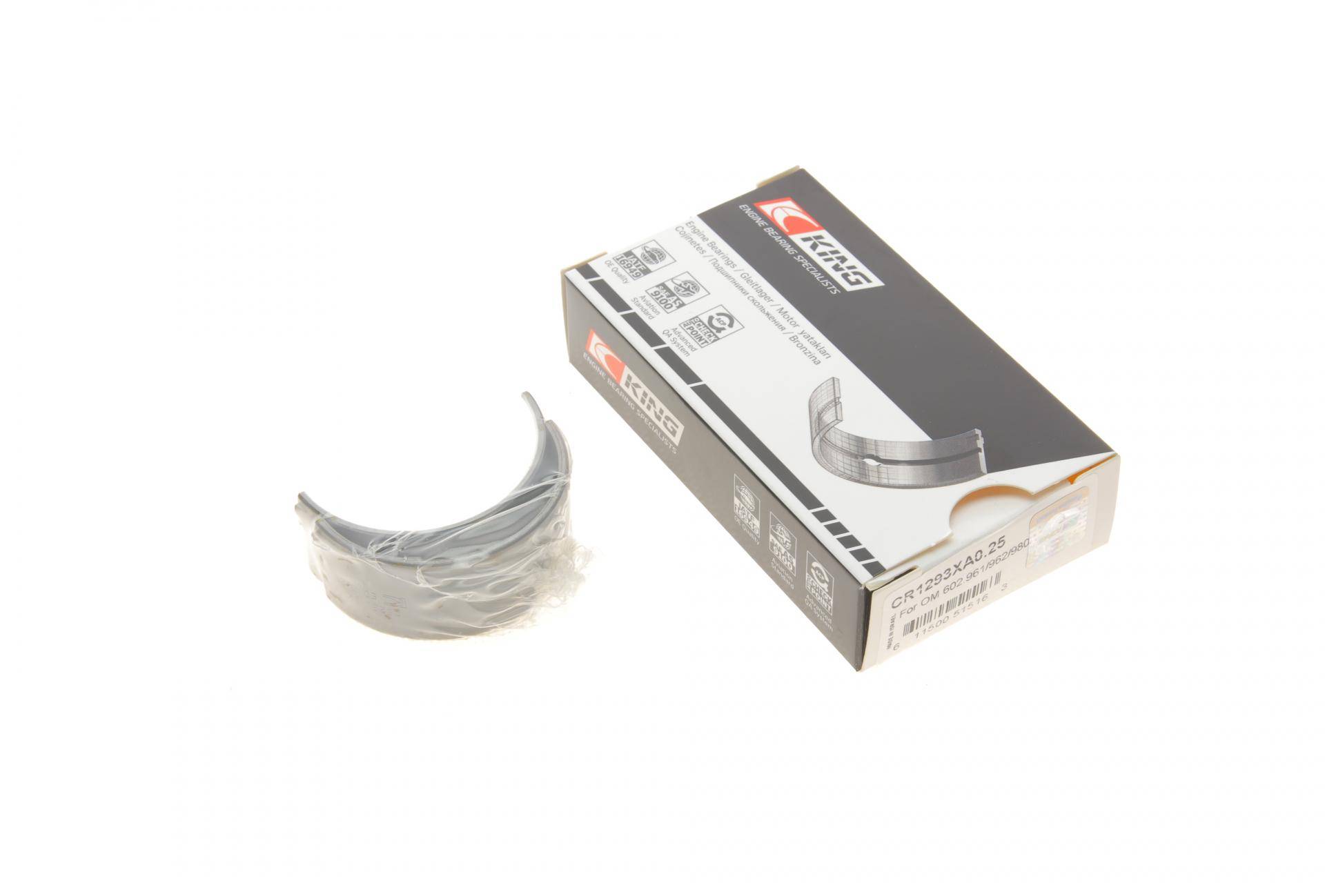 Вкладиші шатунні MB OM601/OM602/OM606 2.3/2.9/3.0 CDI (+0.25)