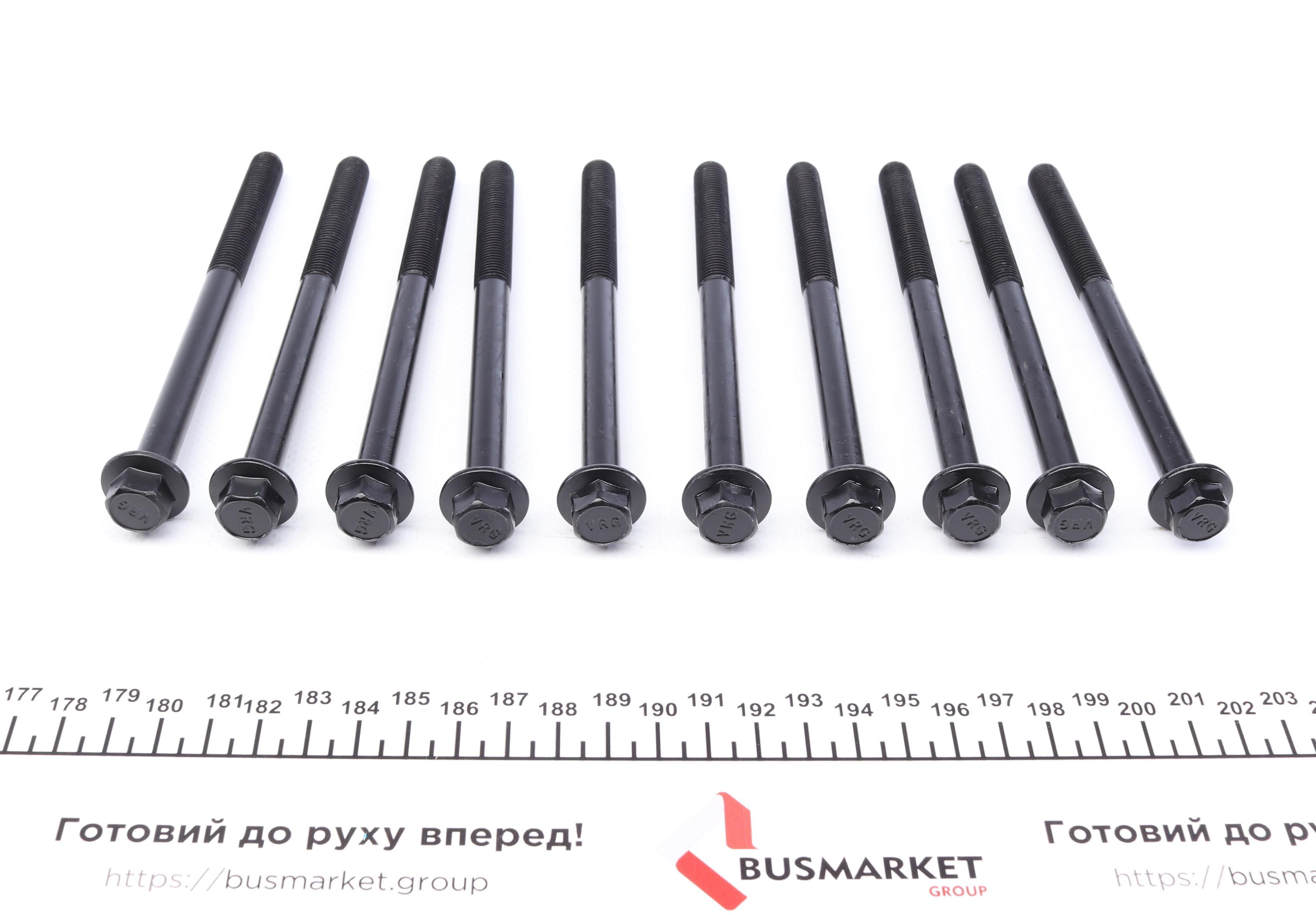 Болты головки (к-кт 10шт.) Opel Combo 1.6 01-11