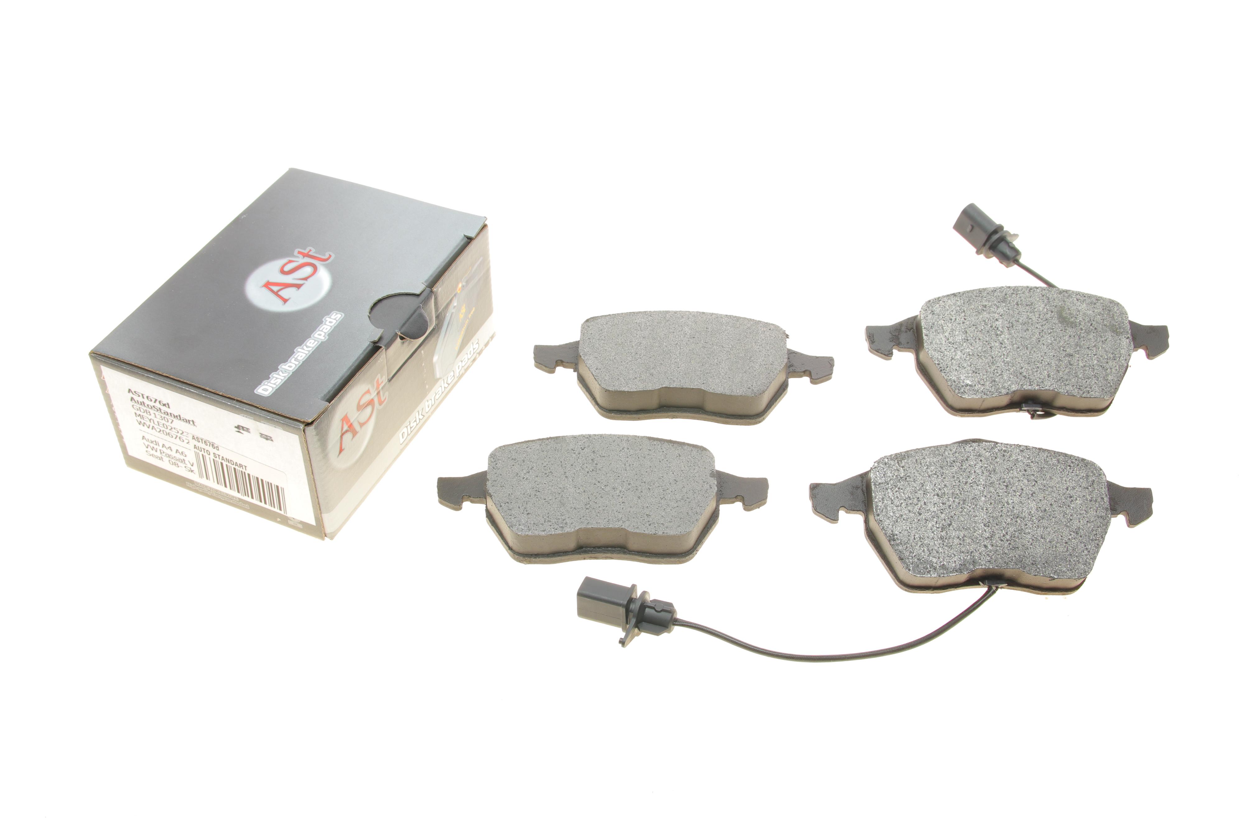 Колодки тормозные (передние) Audi A4/A6/Skoda Superb/VW Passat 1.9TDI/2.5TDI 96- (с датчиками)(ATE)