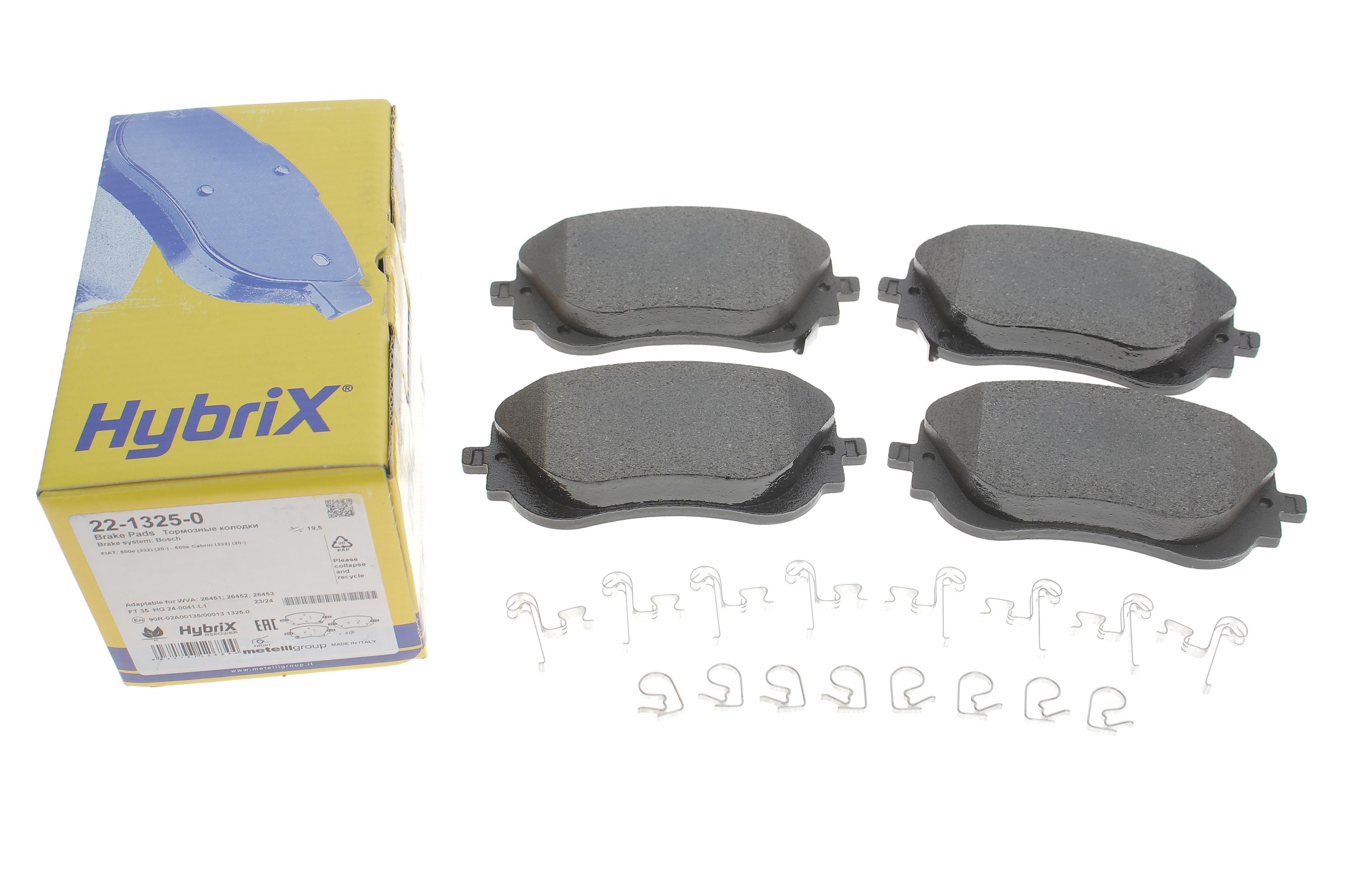 Колодки гальмівні (передні) Fiat 500 e 20-/Tipo 20- (+ датчики)