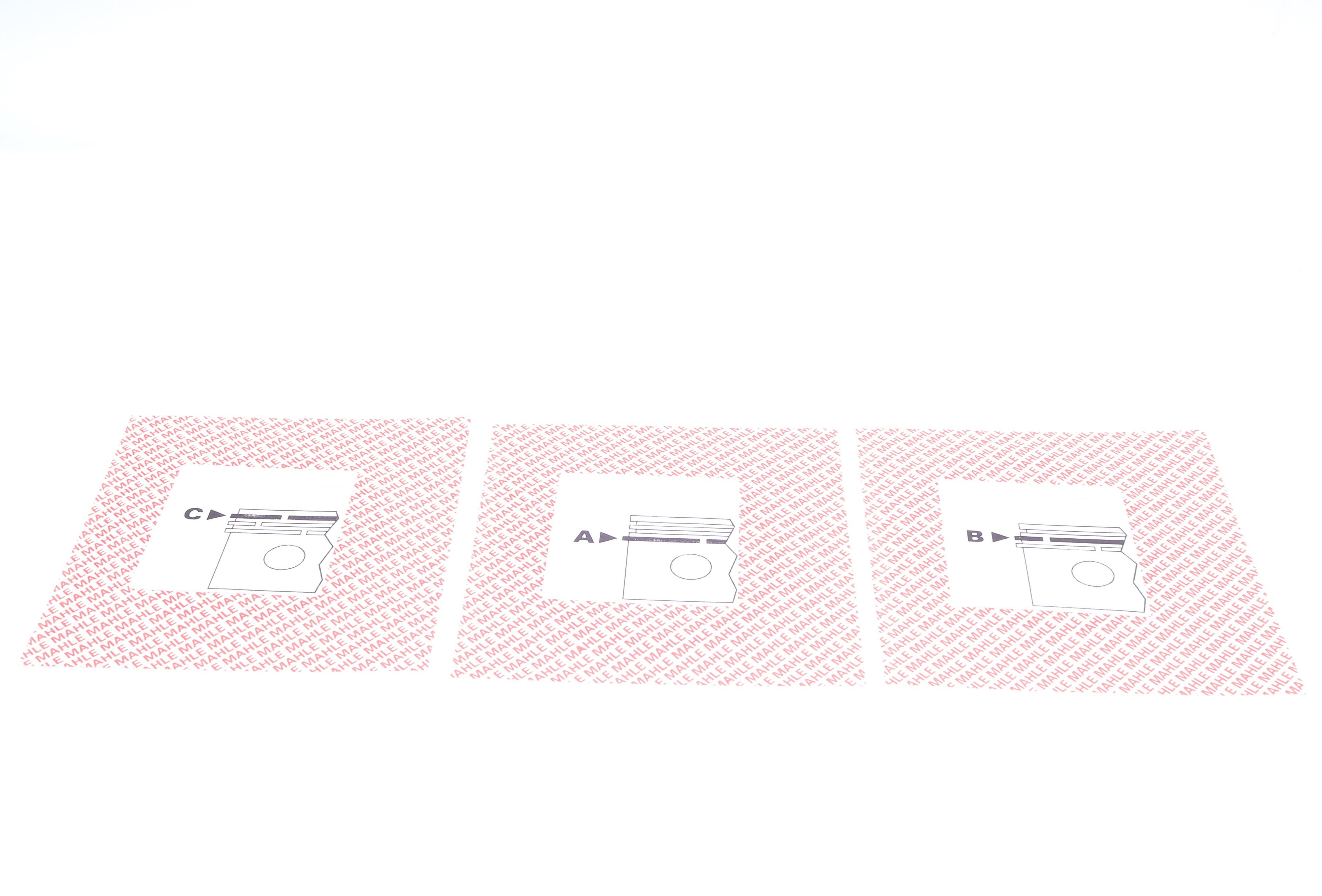 Кільця поршневі VW Polo/Golf 1.0/1.3/1.4i 98-02 (75.01mm/STD) (1.5-1.5-2.5)