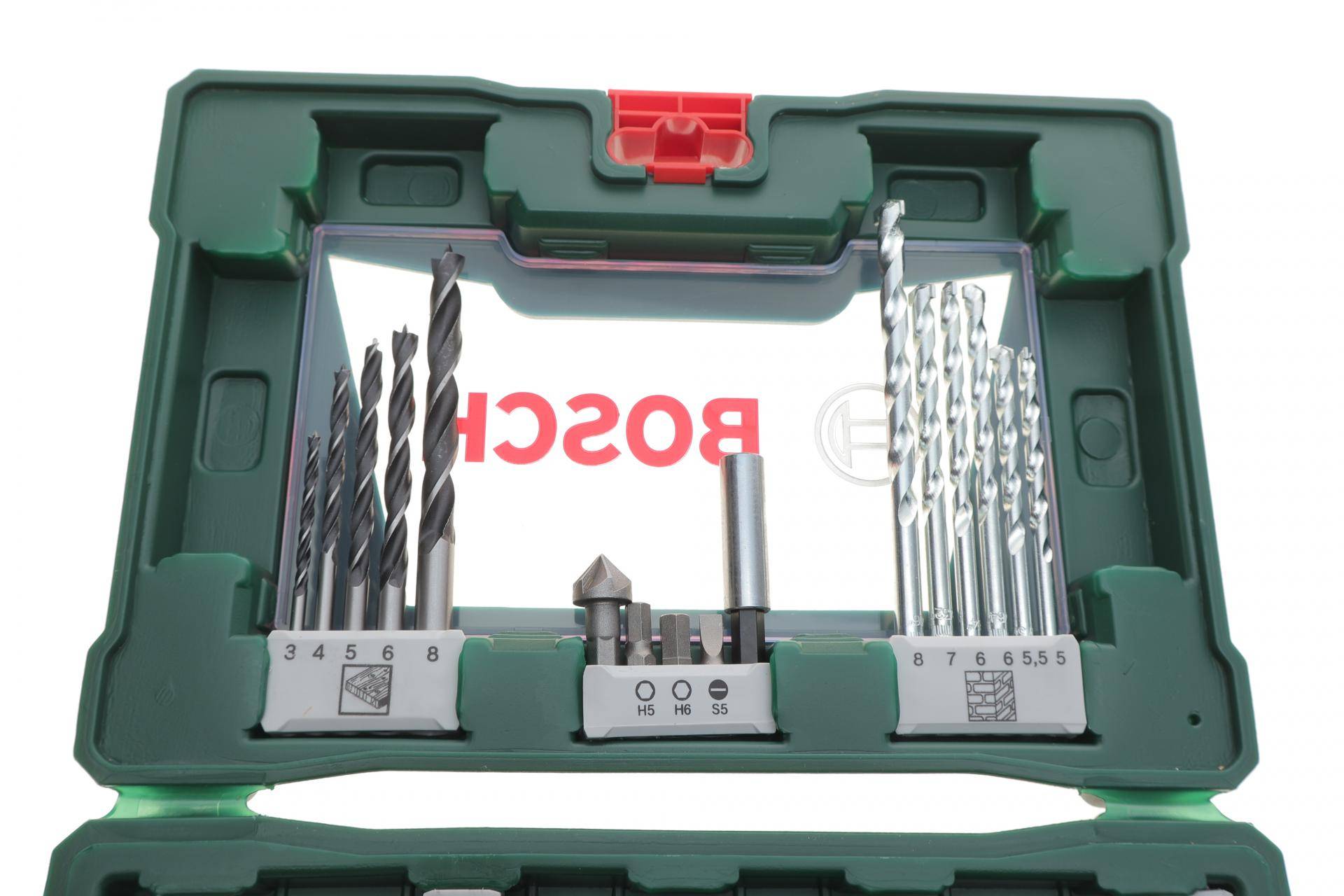 Набір свердл та біт Bosch V-Line Ø2-10 мм 41 од. (шуруповерт кутовий в комплекті)