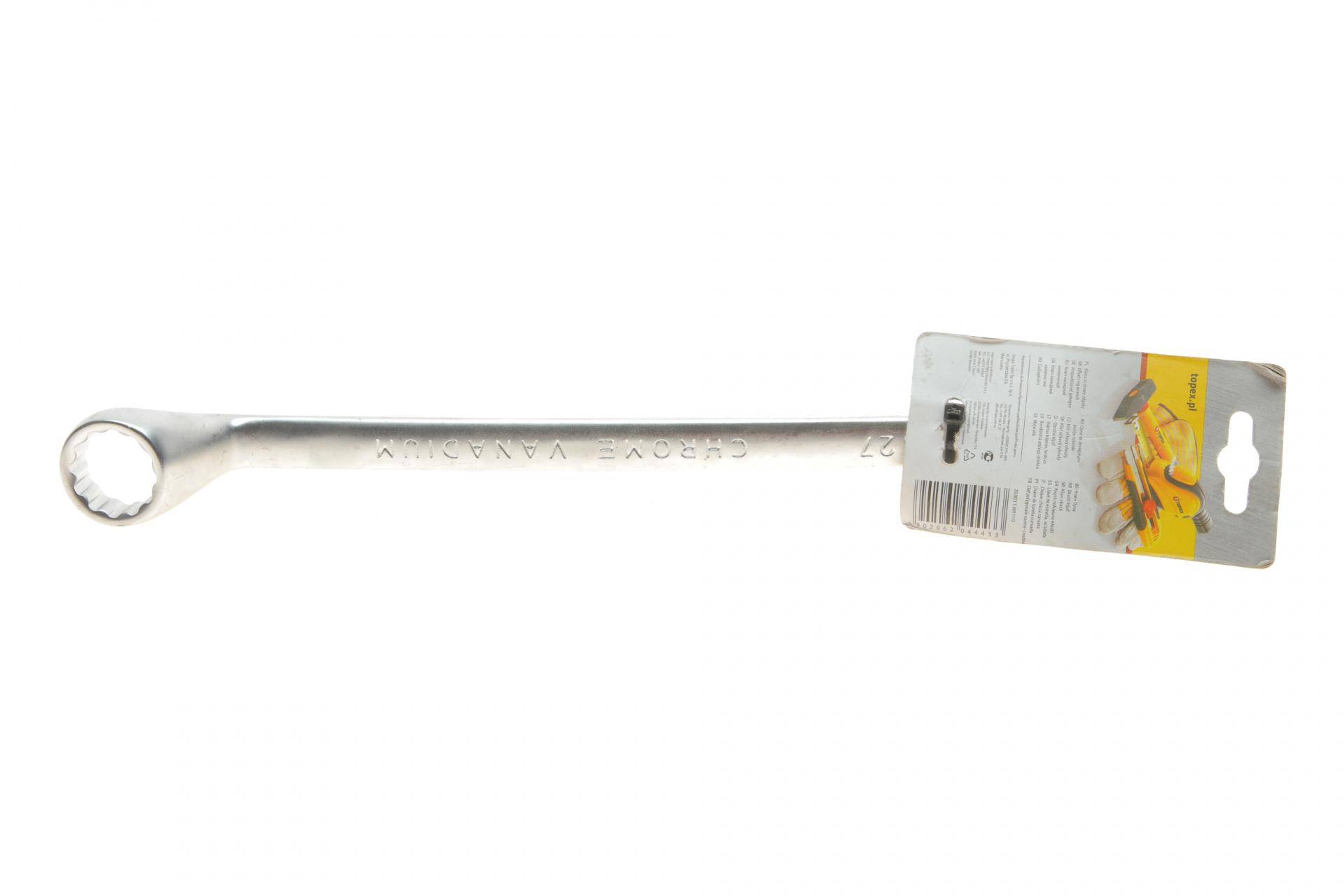 Ключ колінчаcтий 24х27 мм 45° L-340 мм