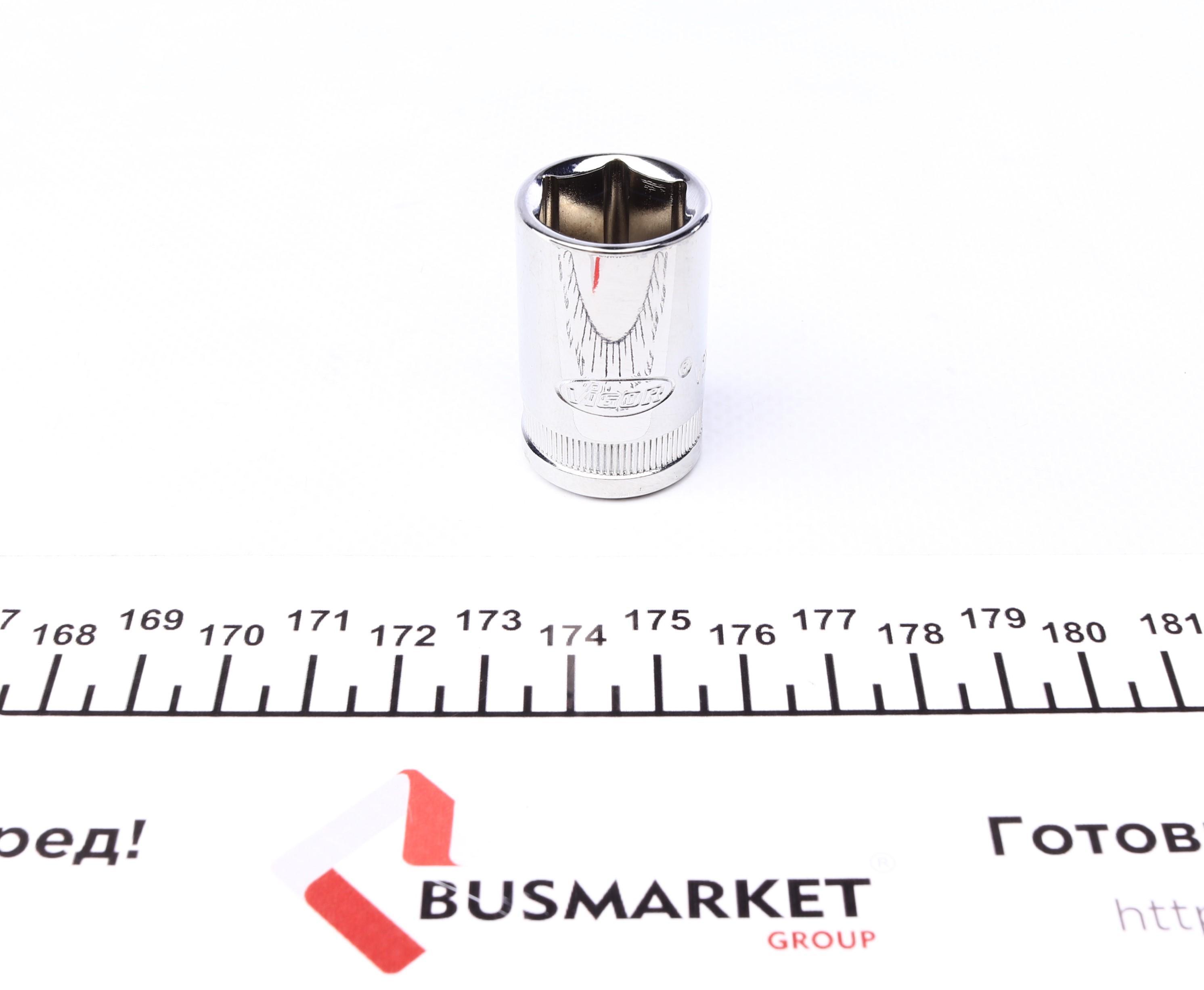 Головка торцевая 1/2" 17 мм (хромированная)