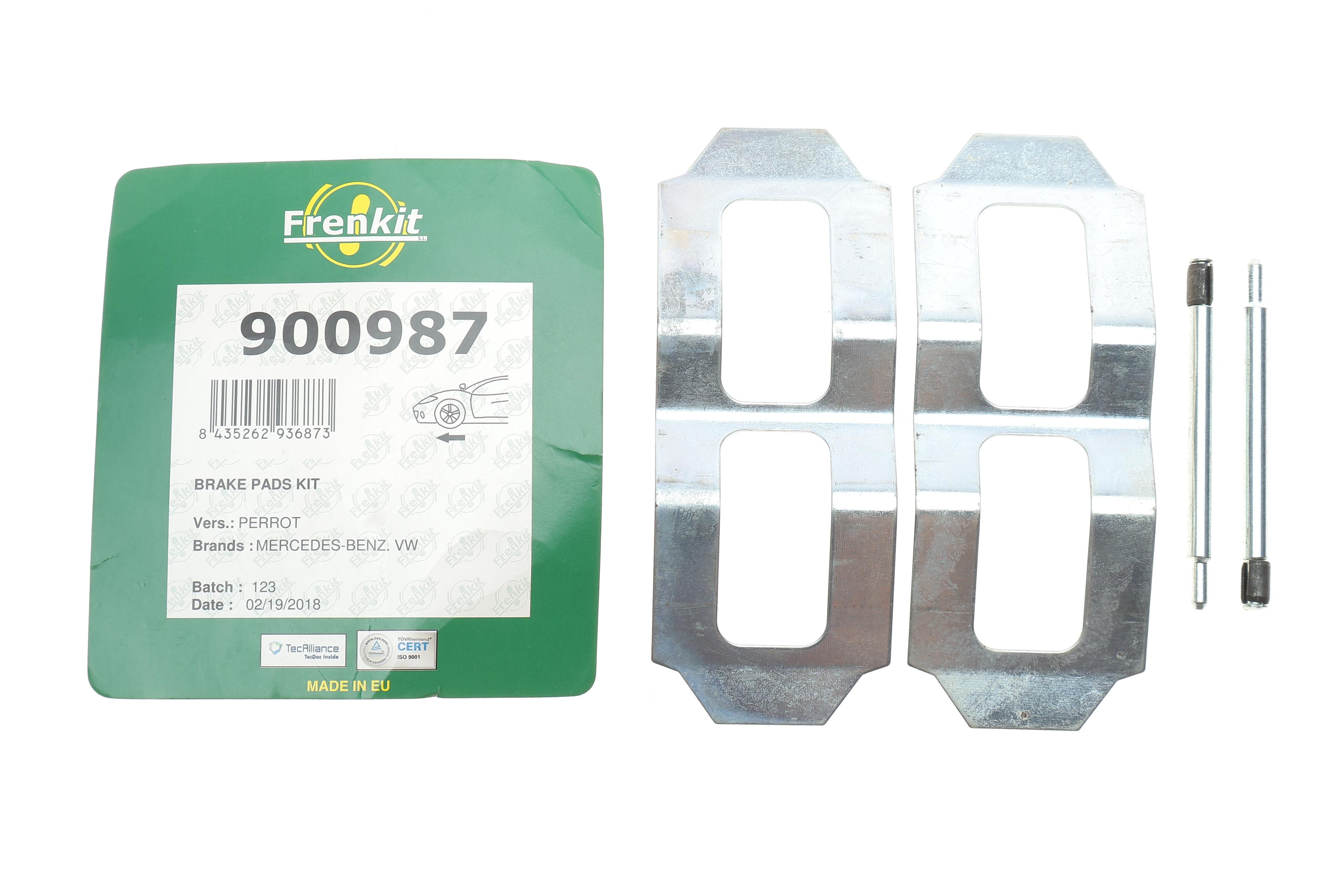 Планка суппорта (переднего) прижимная (к-кт) MB 208-410