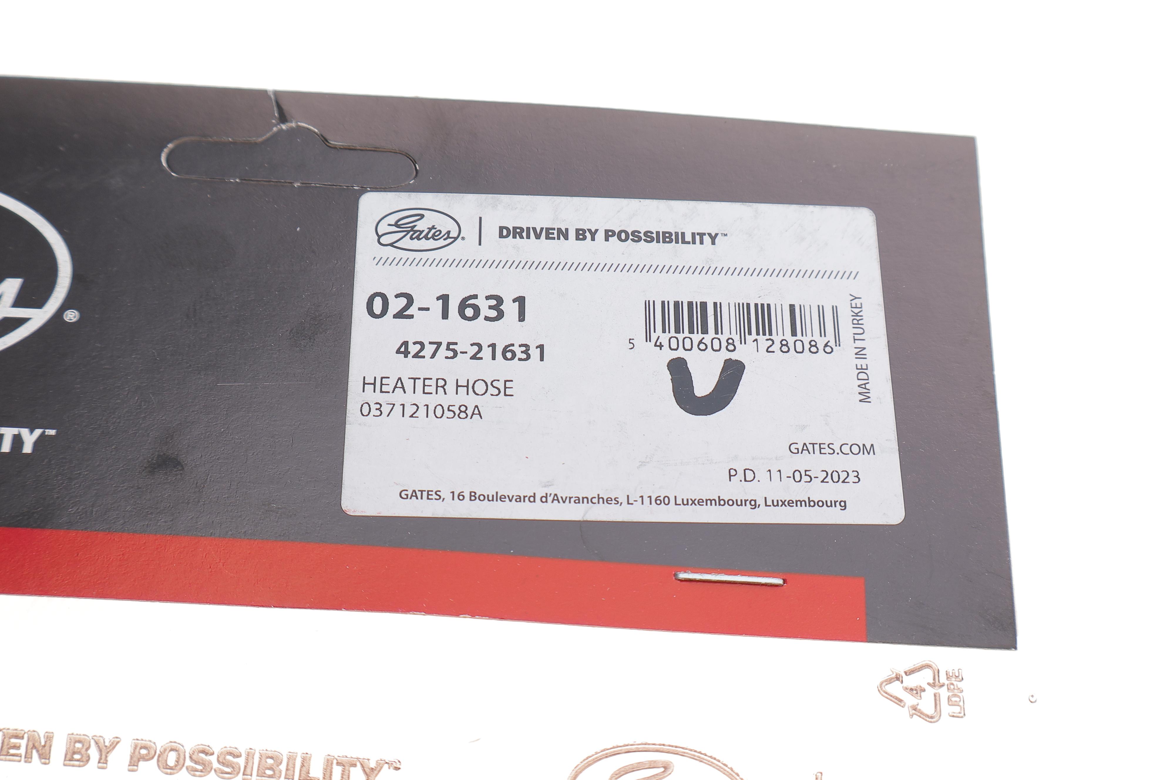 Патрубок системи охолодження (нижний) VW Golf II/ III/ Passat 1.6-2.0 -97