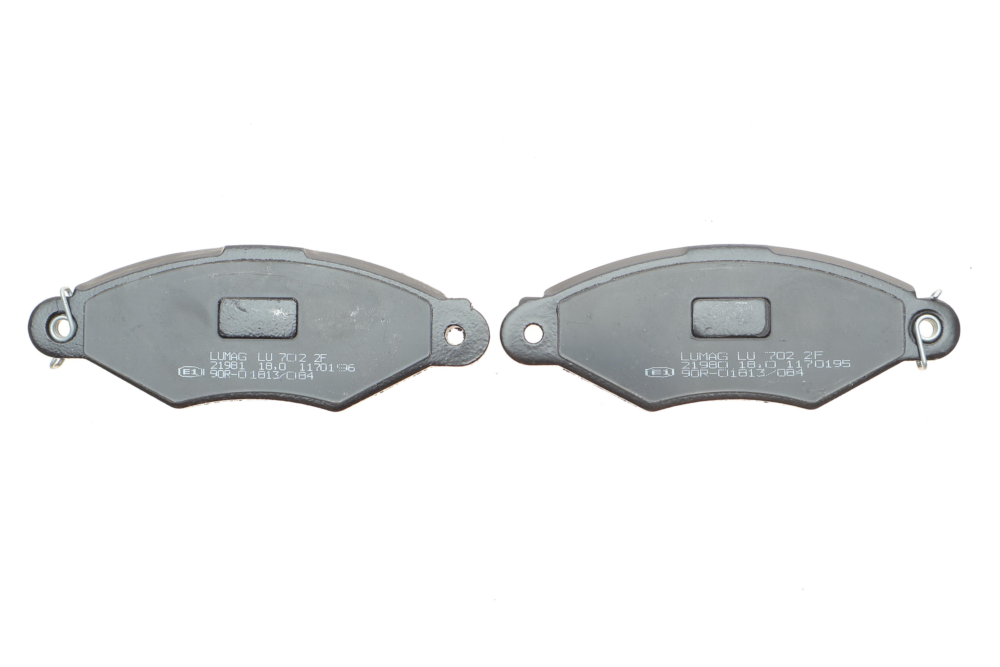 Колодки тормозные (передние) Renault Kangoo 98- (Bosch)