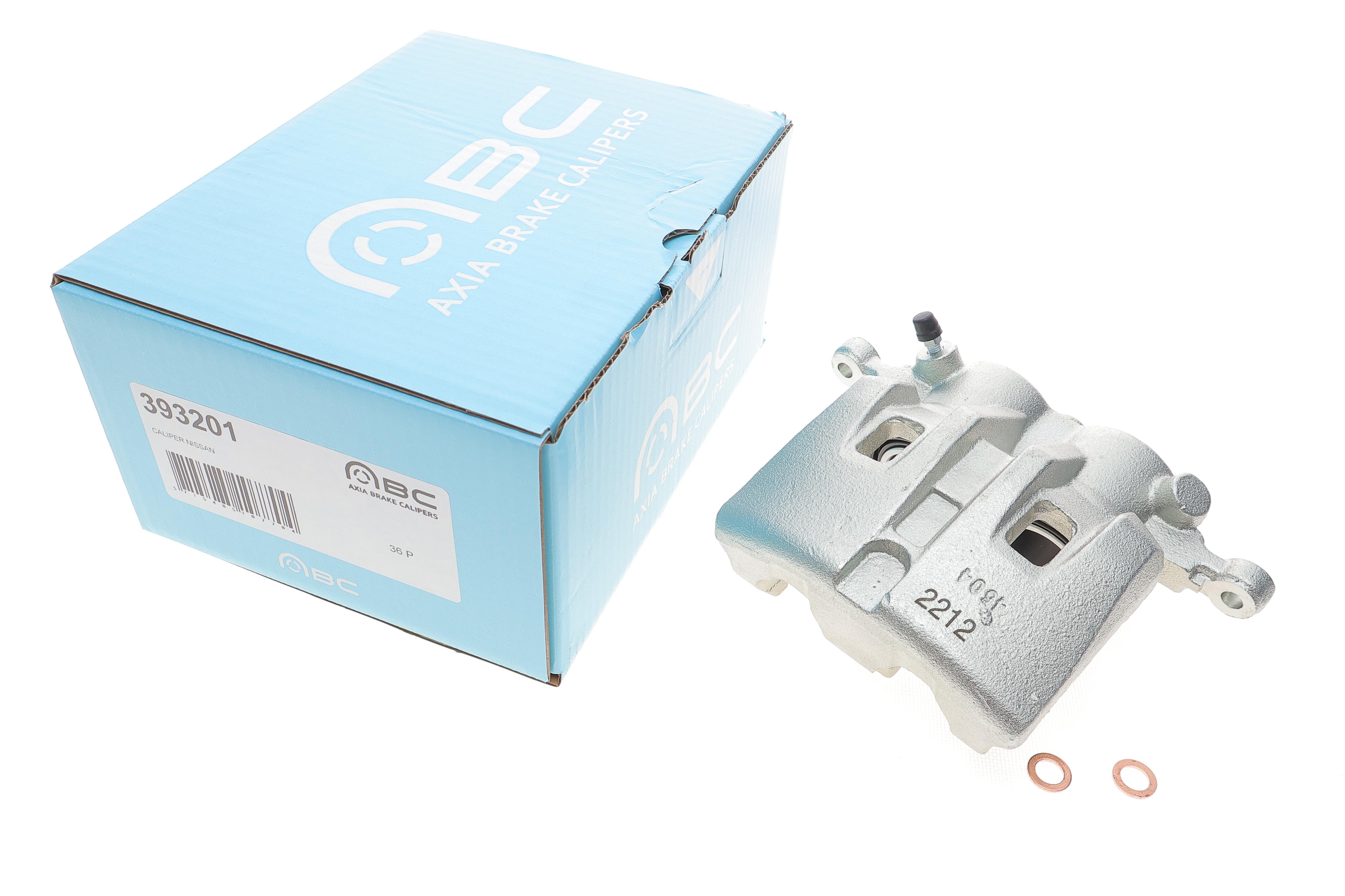 Суппорт тормозной (передний) (R) Nissan X-Trail I 01-13 (d=45mm) (Akebono)