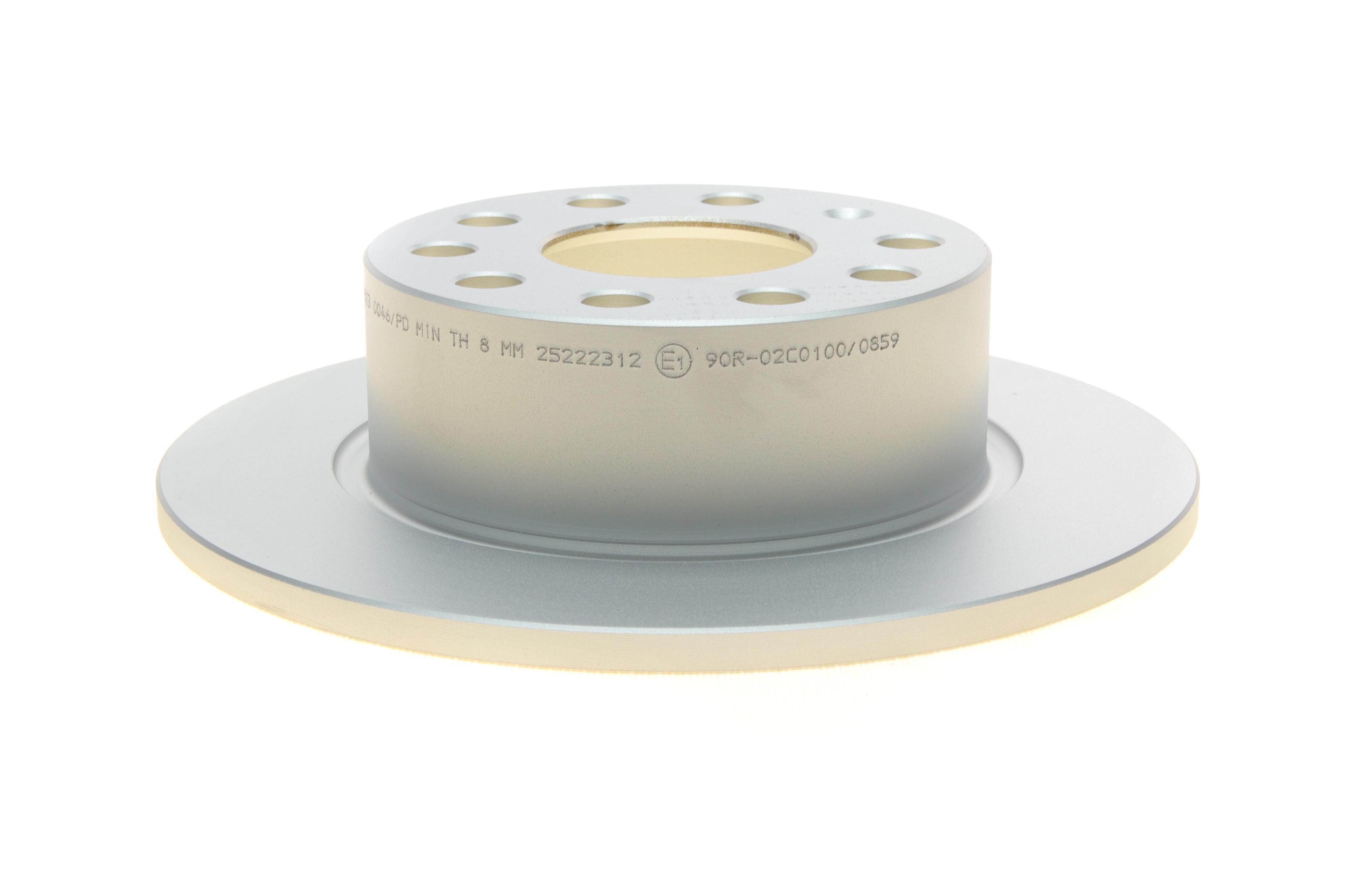 Диск гальмівний (задній) Skoda Octavia III 1.0-2.0 12- (253x10)