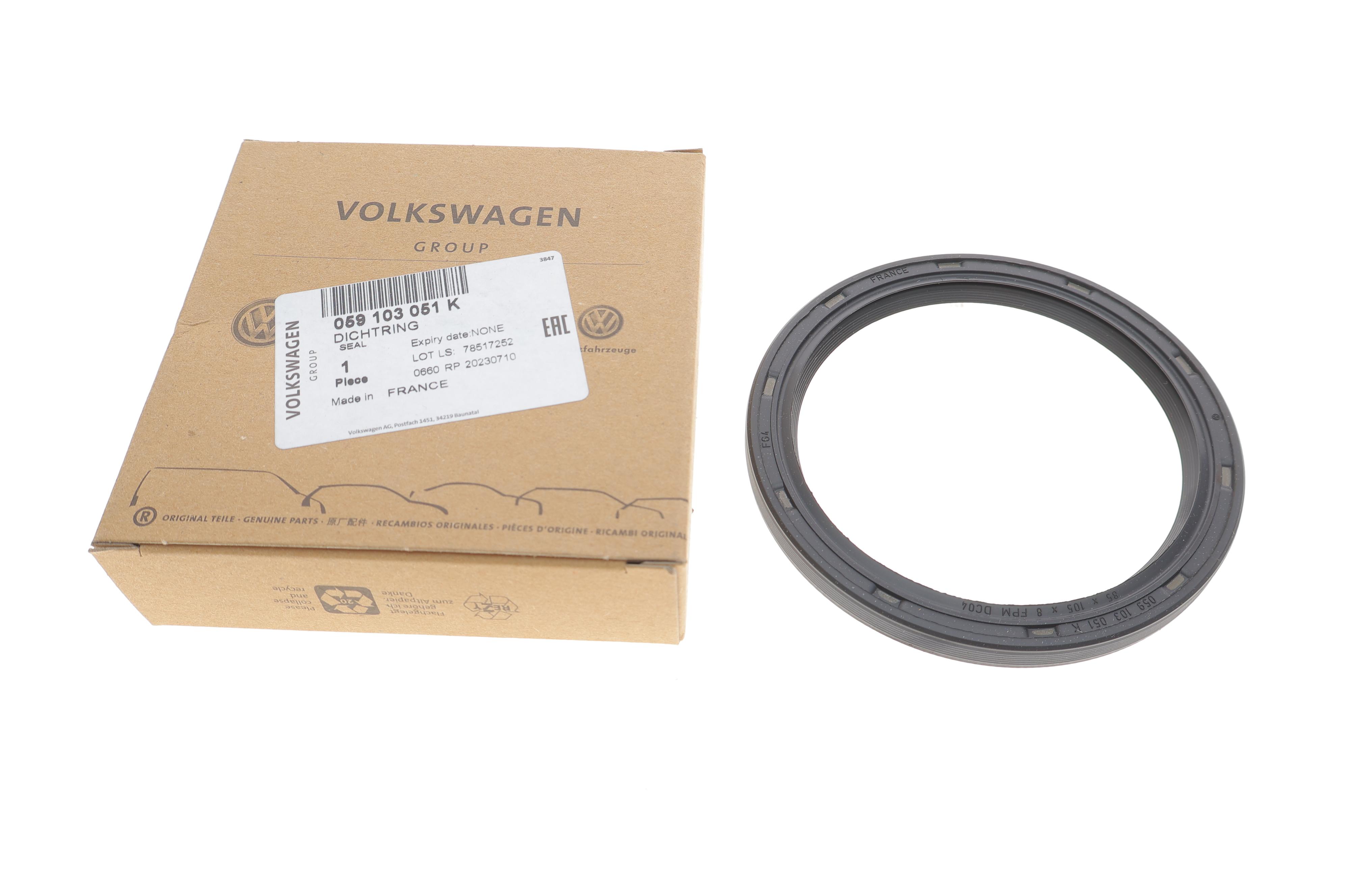 Сальник колінвалу (задній) Audi A4/A5/A6/A7/A8/Q5/Q7/Q8 3.0 TDI 13- (85x105x8)