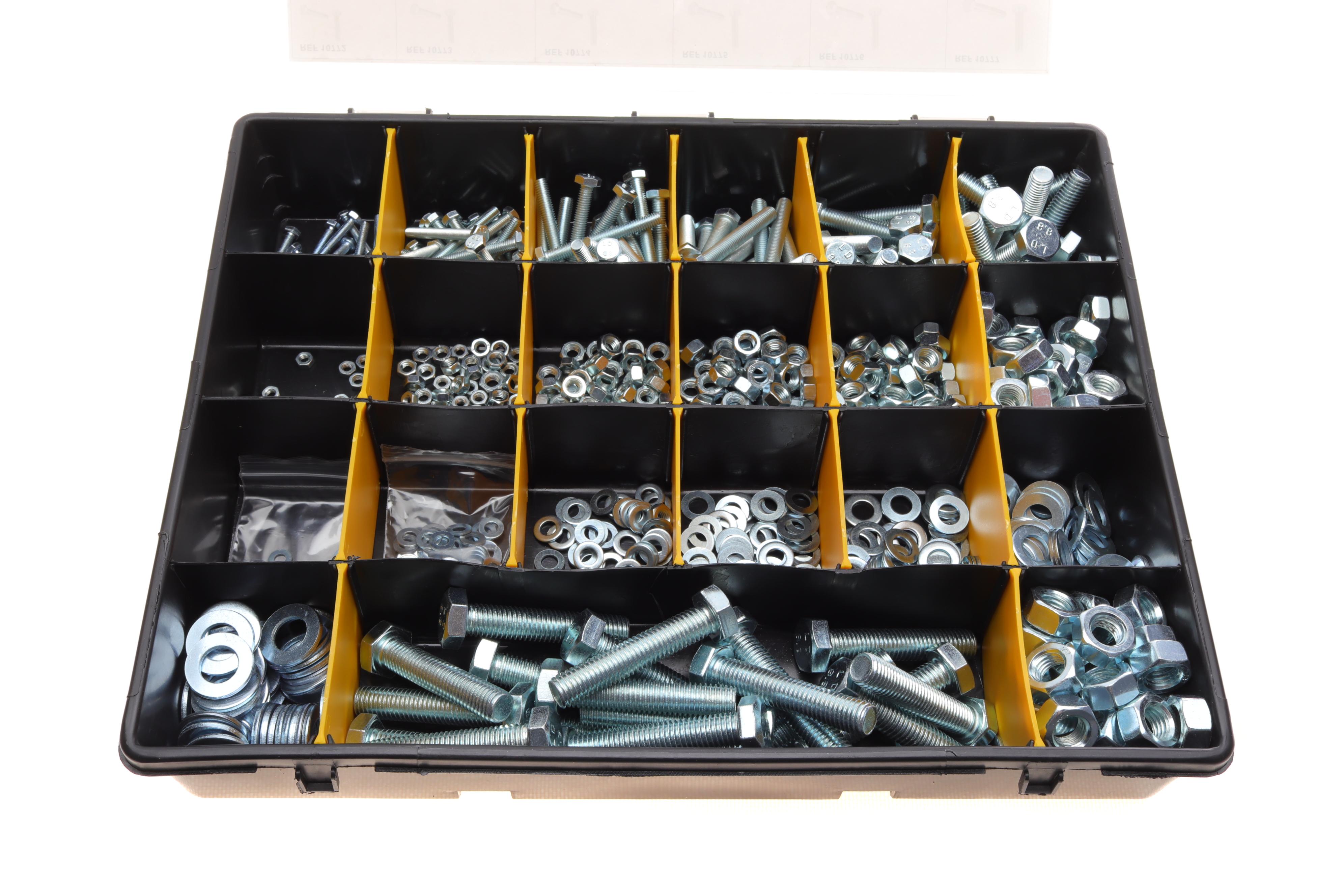 Набір гвинтів, гайок та шайб