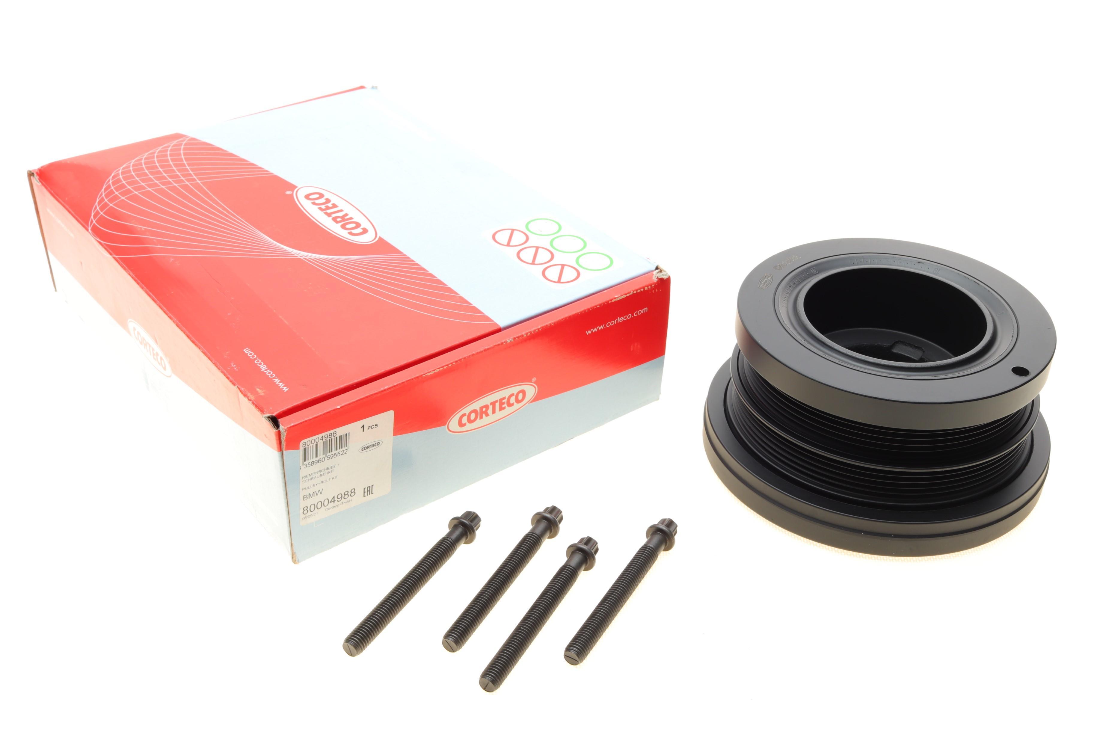 Шкив коленвала BMW 3 (E46)/5 (E39)/X5 (E53) 3.0D 98-05 (в комплекте с болтами)