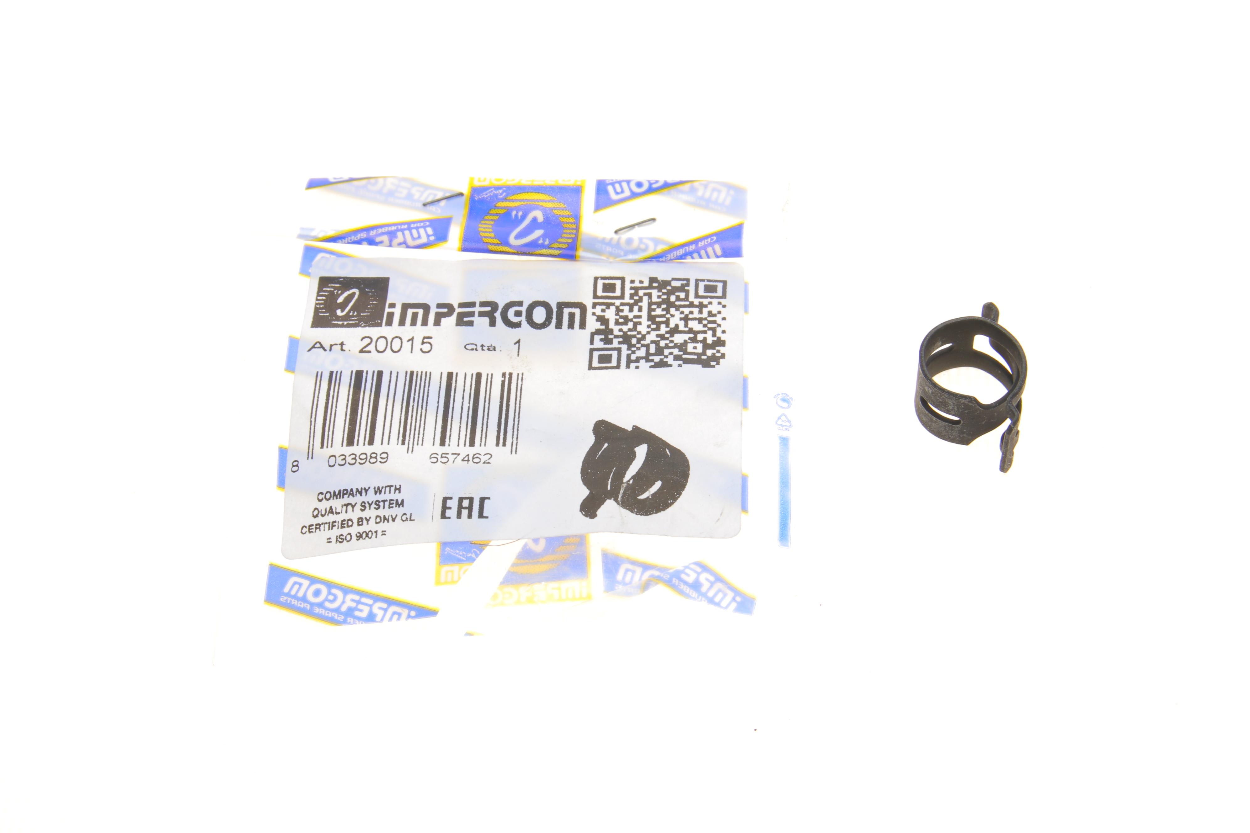 Хомут самозажимной Ø17 мм