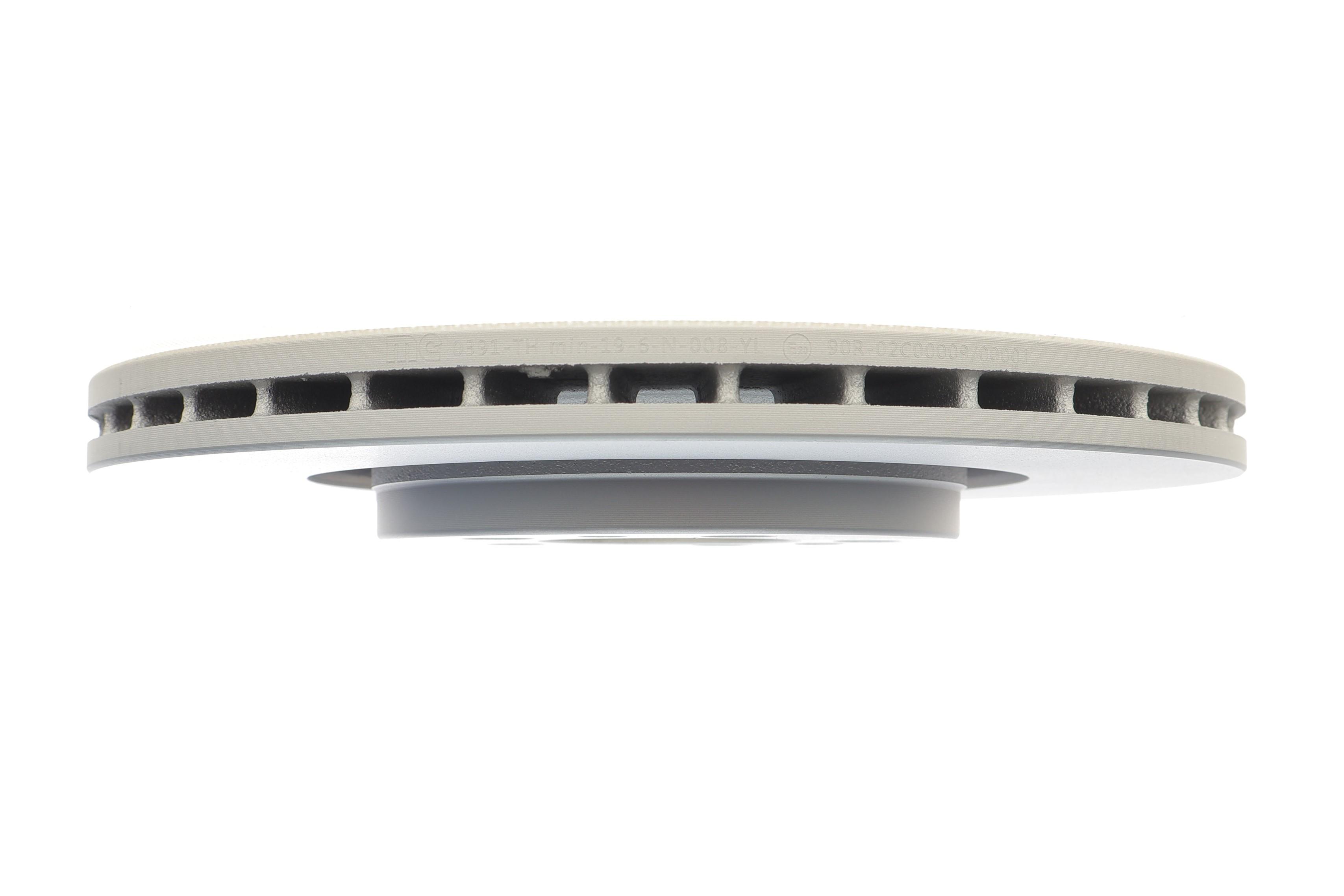 Диск гальмівний (передній) Skoda Octavia 96-10/Seat Leon/VW Golf 97-06 (279.5x22) (з покр.) (вент.)