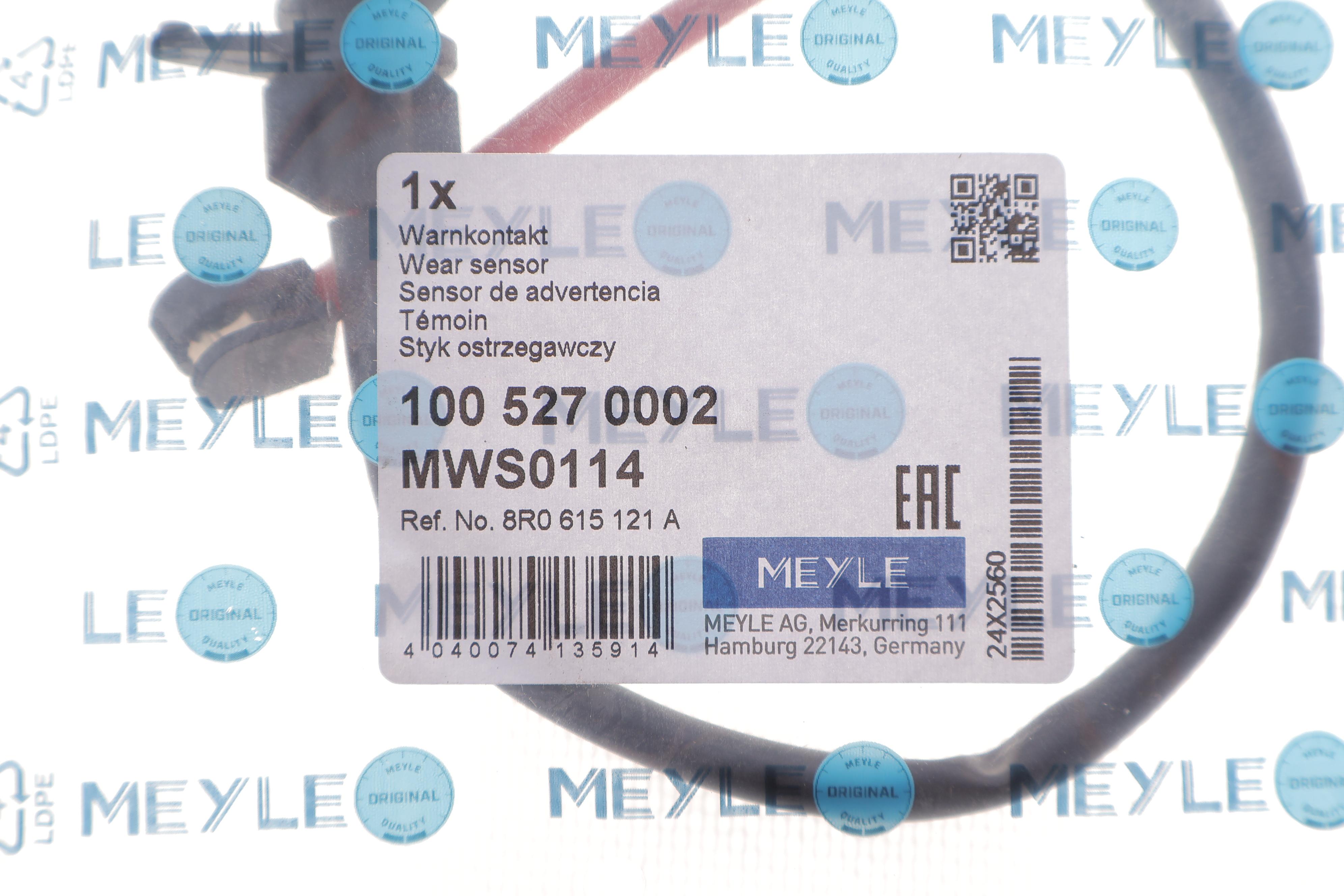 Датчик зносу гальмівних колодок (передніх) Audi A7/Q5 08- (L)