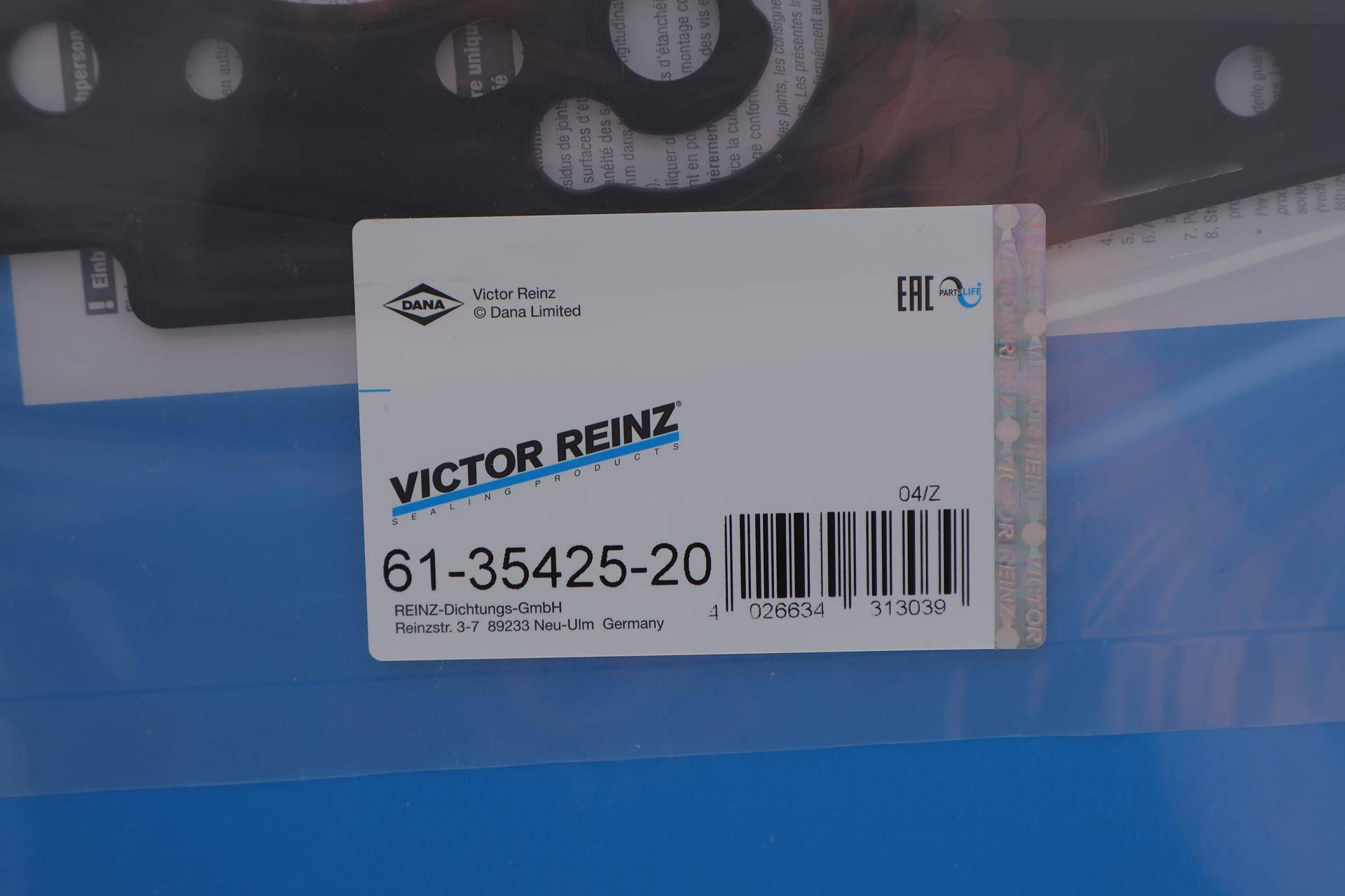 Прокладка ГБЦ Ford Mondeo/Transit 2.0 TDCi 01-07, Ø87,00mm, 1.20mm, 3 метки