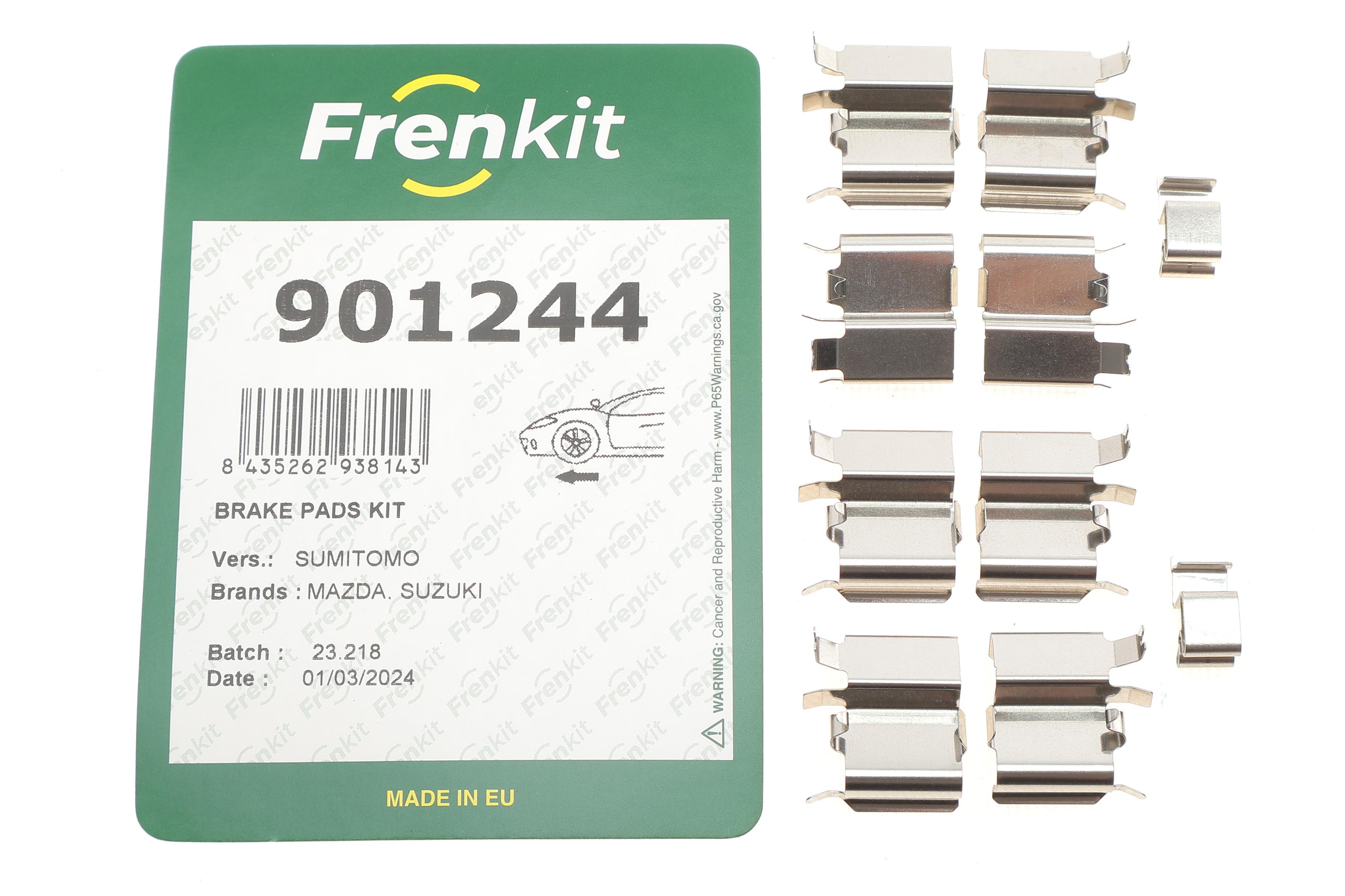 Планка супорта (переднього) прижимна (к-кт) Suzuki Grand Vitara 05- (Sumitomo)