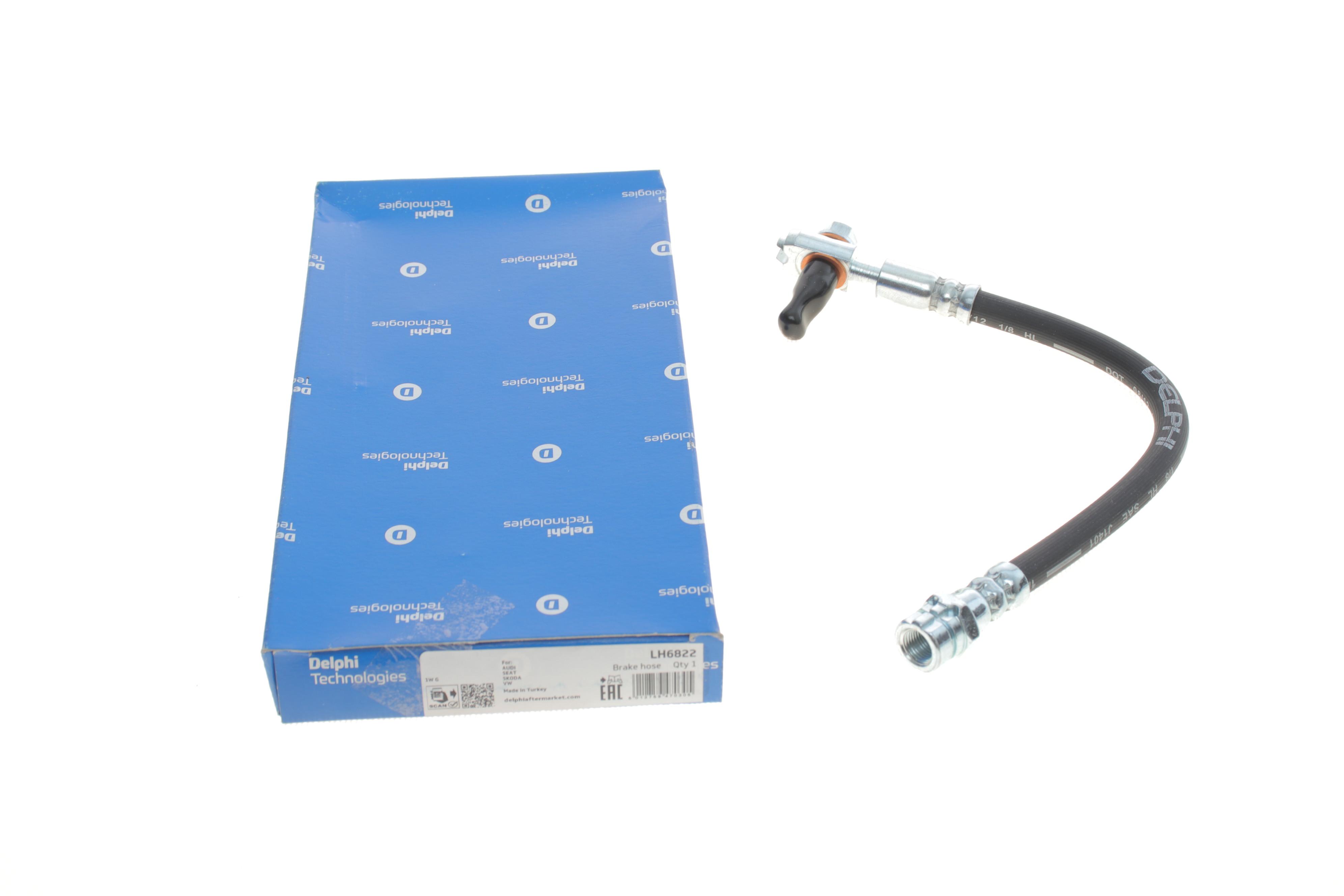 Шланг тормозной (задний) Audi A3/Skoda Octavia/Superb/VW Golf VI/VII 04- (284mm)