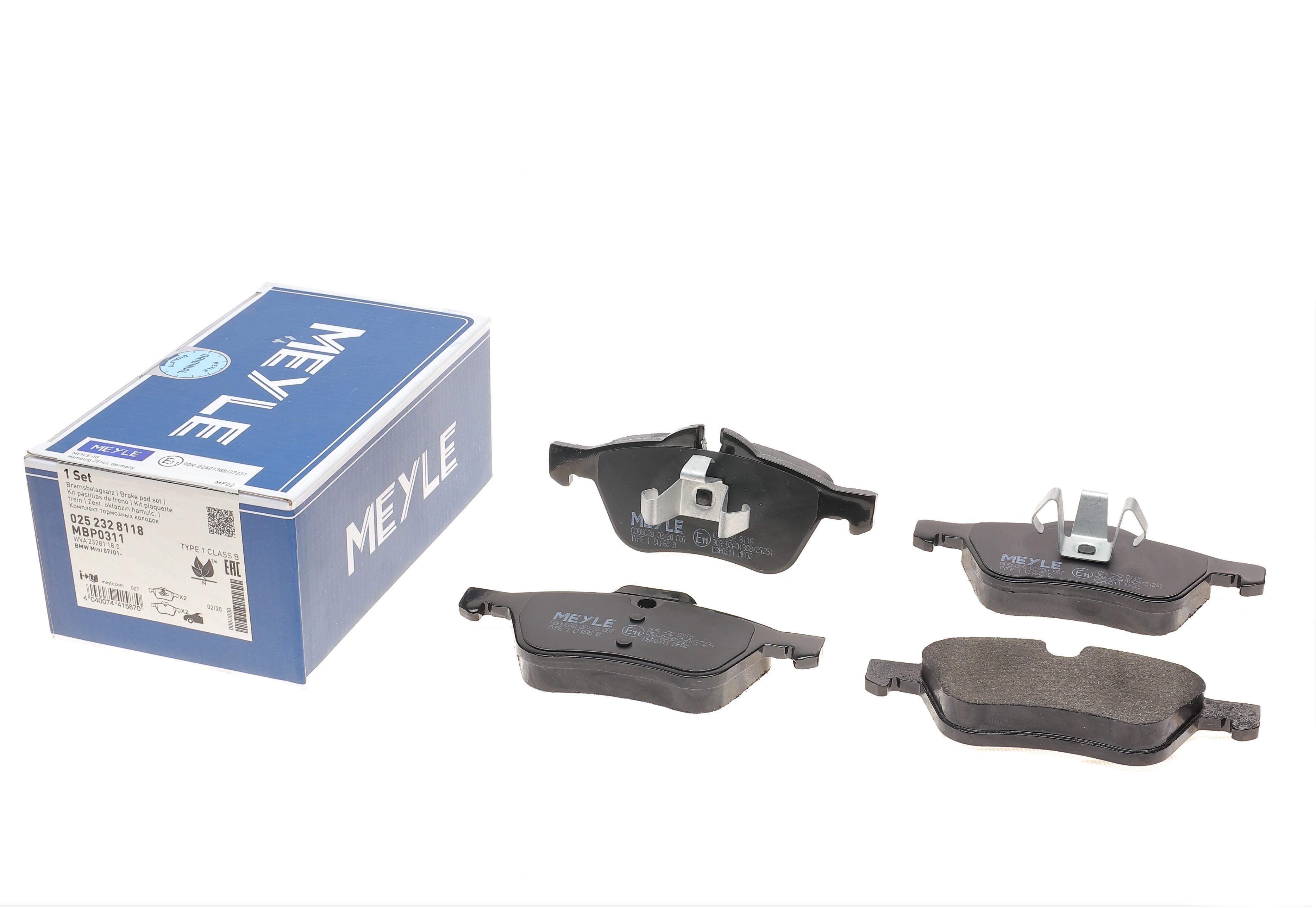 Колодки тормозные (передние) Mini Mini Cooper 01-06