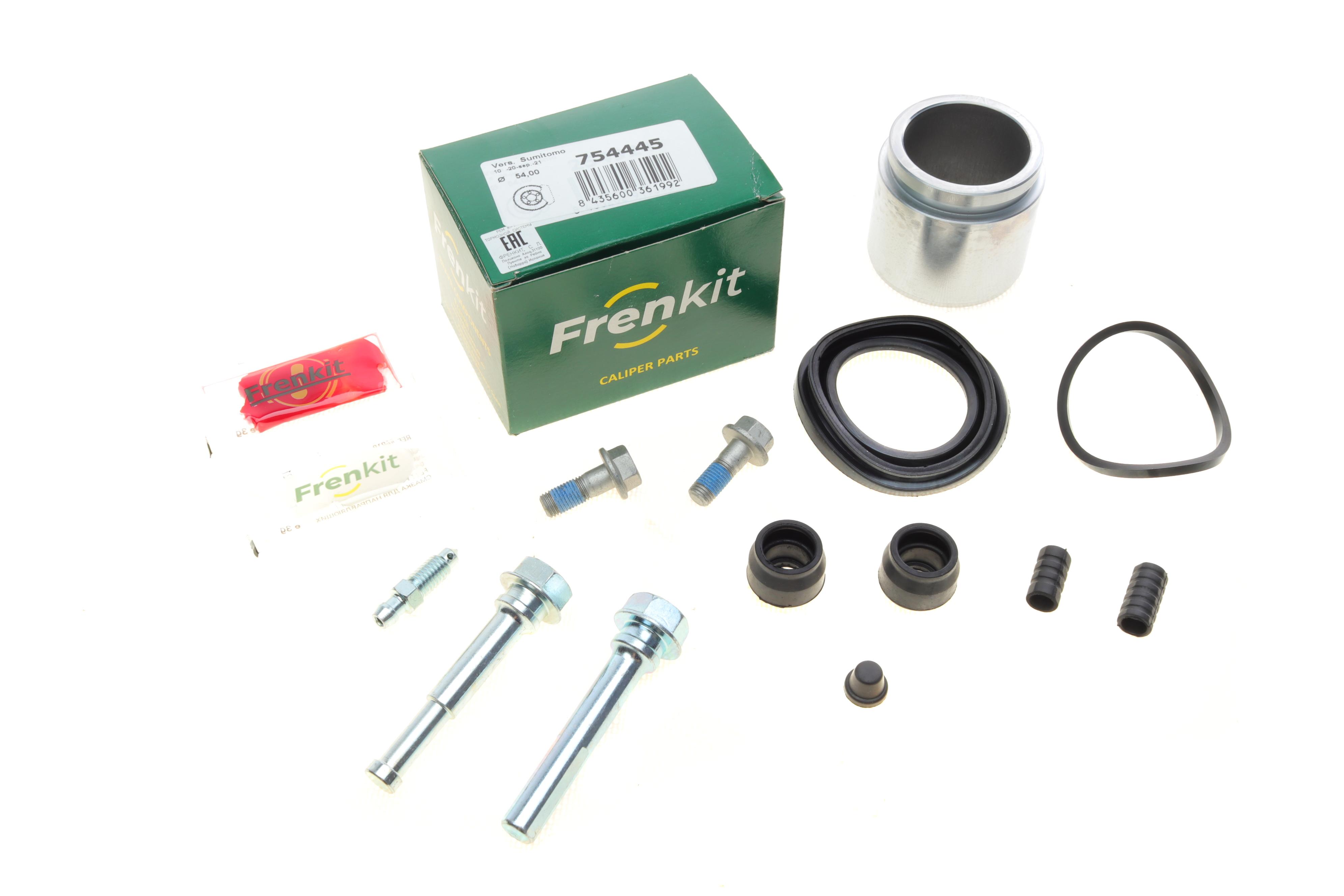 Ремкомплект суппорта (переднего) Mazda 323 94-04 (d=54mm)(Sumitomo)(+1 поршен/направляющая) SuperKit