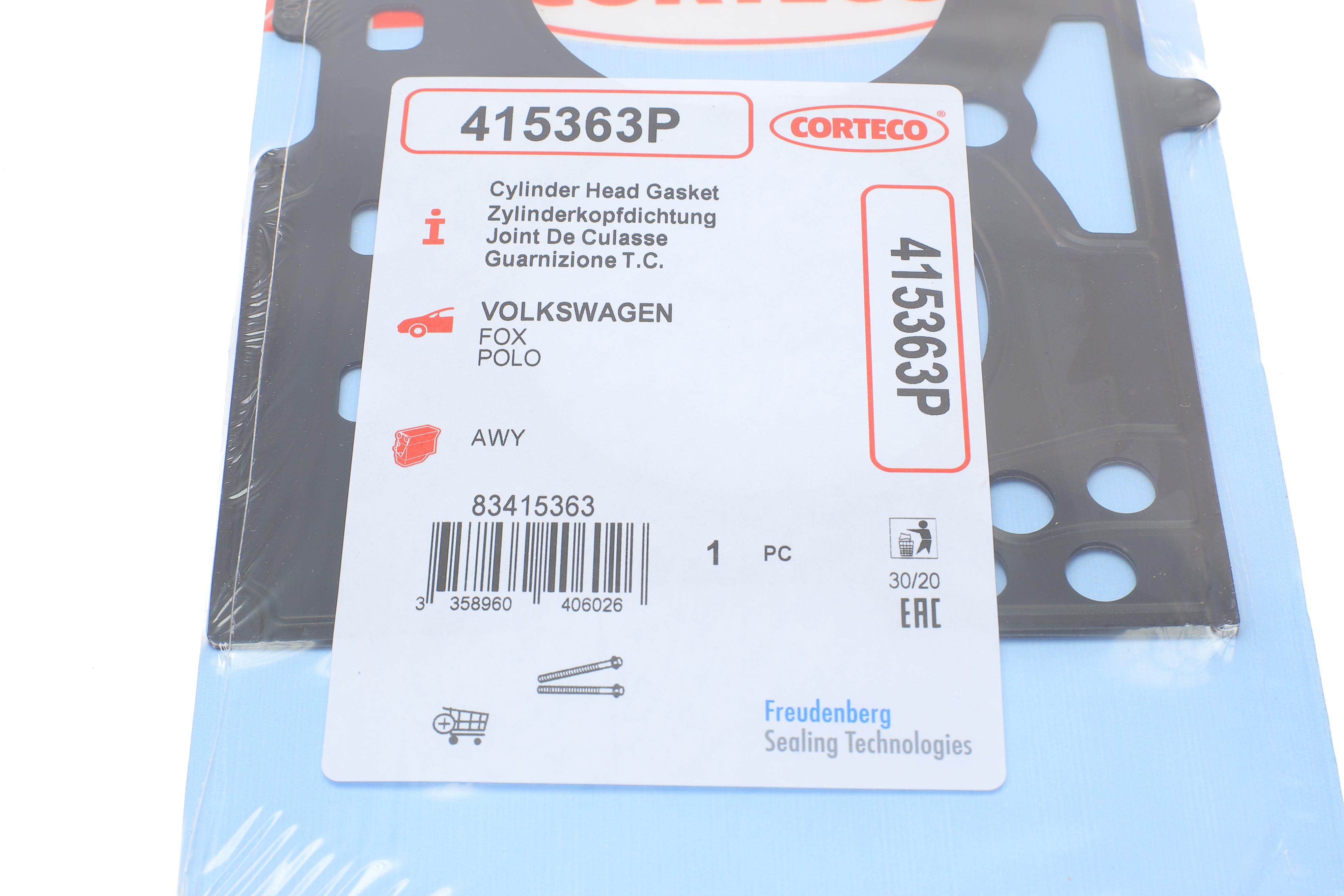 Прокладка ГБЦ Skoda Fabia 1.2 01- (0.60mm, Ø 77,00mm )