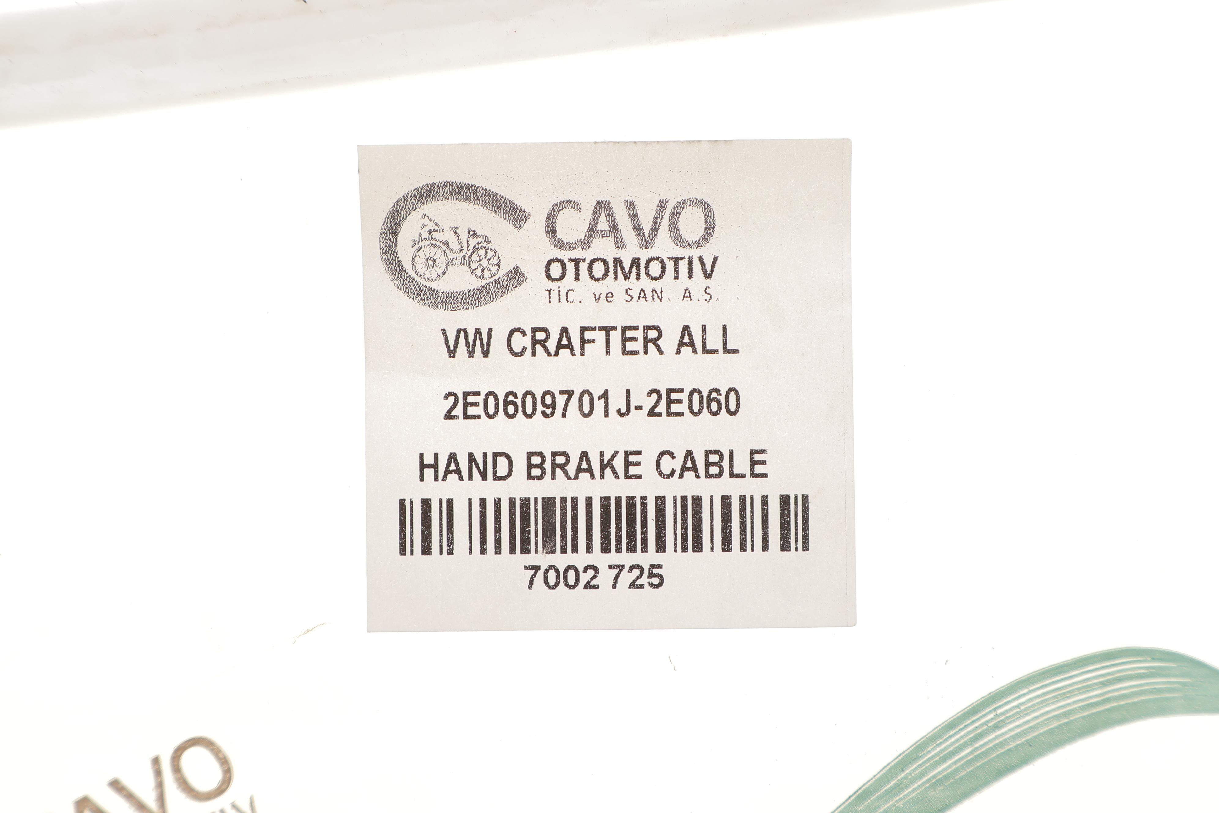 Трос ручника (центральний) MB Sprinter 06- (1771/271мм)