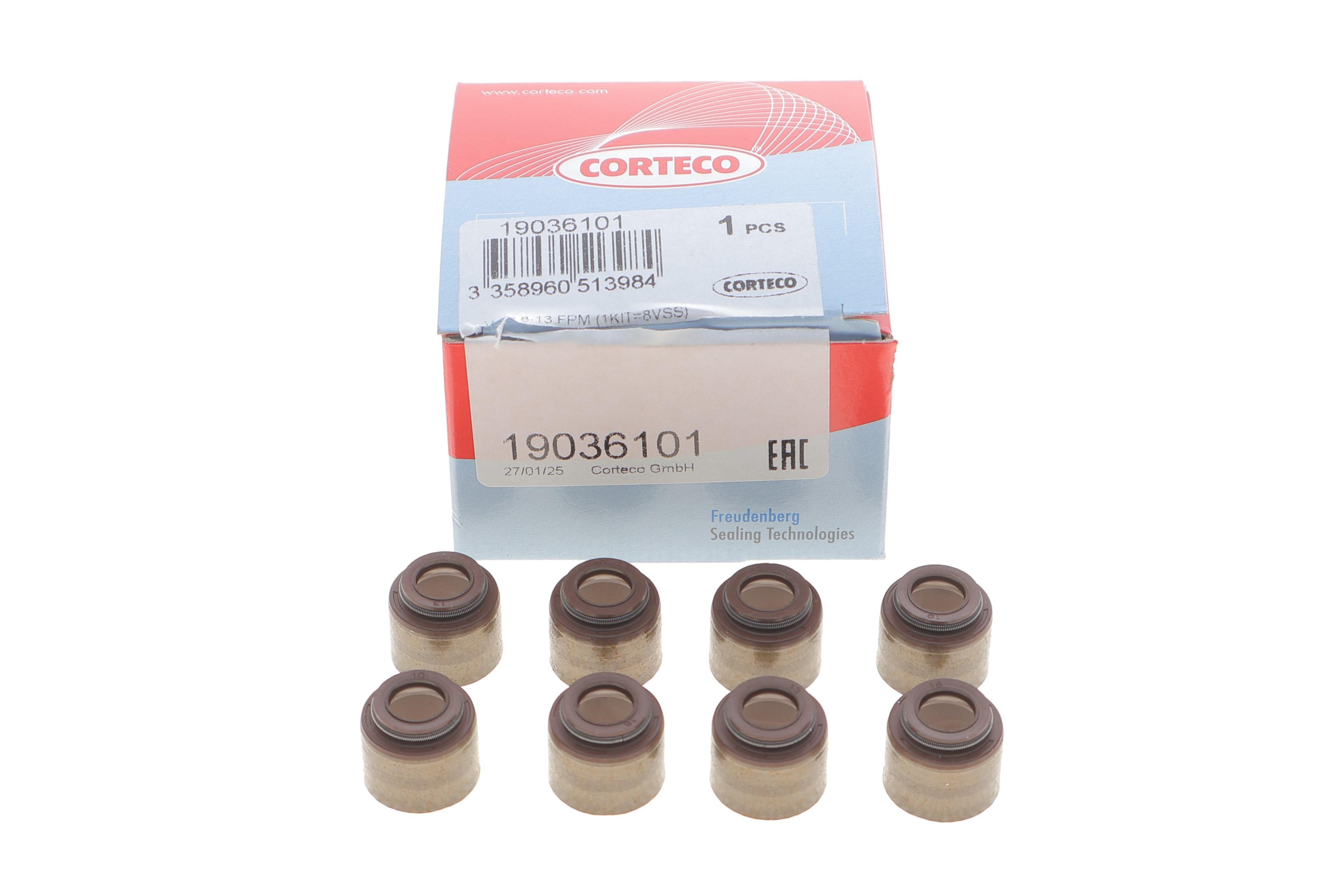 Сальник клапана (впуск/выпуск) Mitsubishi Pajero 2.3/2.5 TD/2.4/2.6 82- (к-кт 12шт)