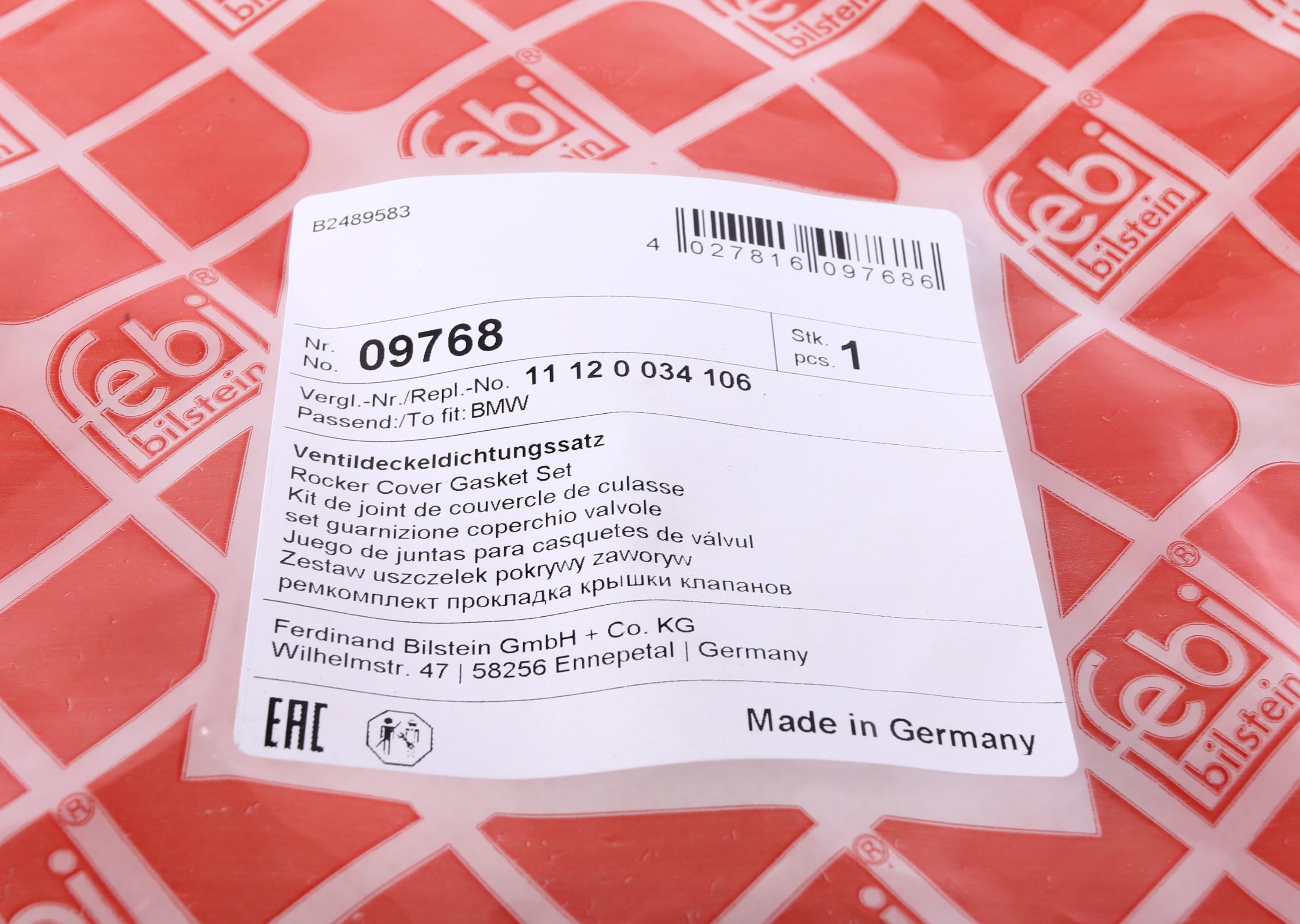 Прокладка кришки клапанів BMW (E34/E36) 2.0i-2.5i 87-98