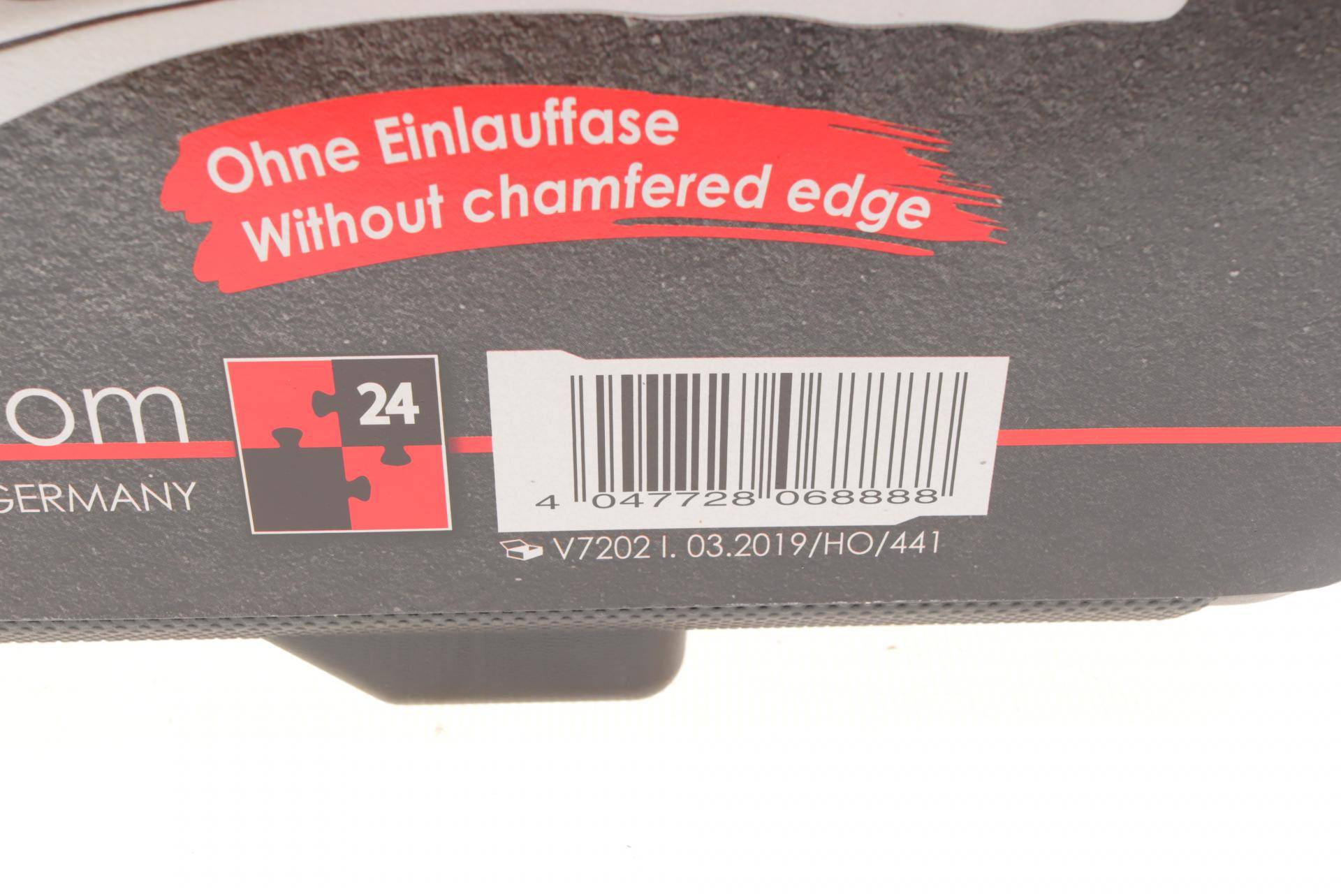 Набір наскрізних торцевих головок з тріскачкою 1/2" 24 од. (хромовані)