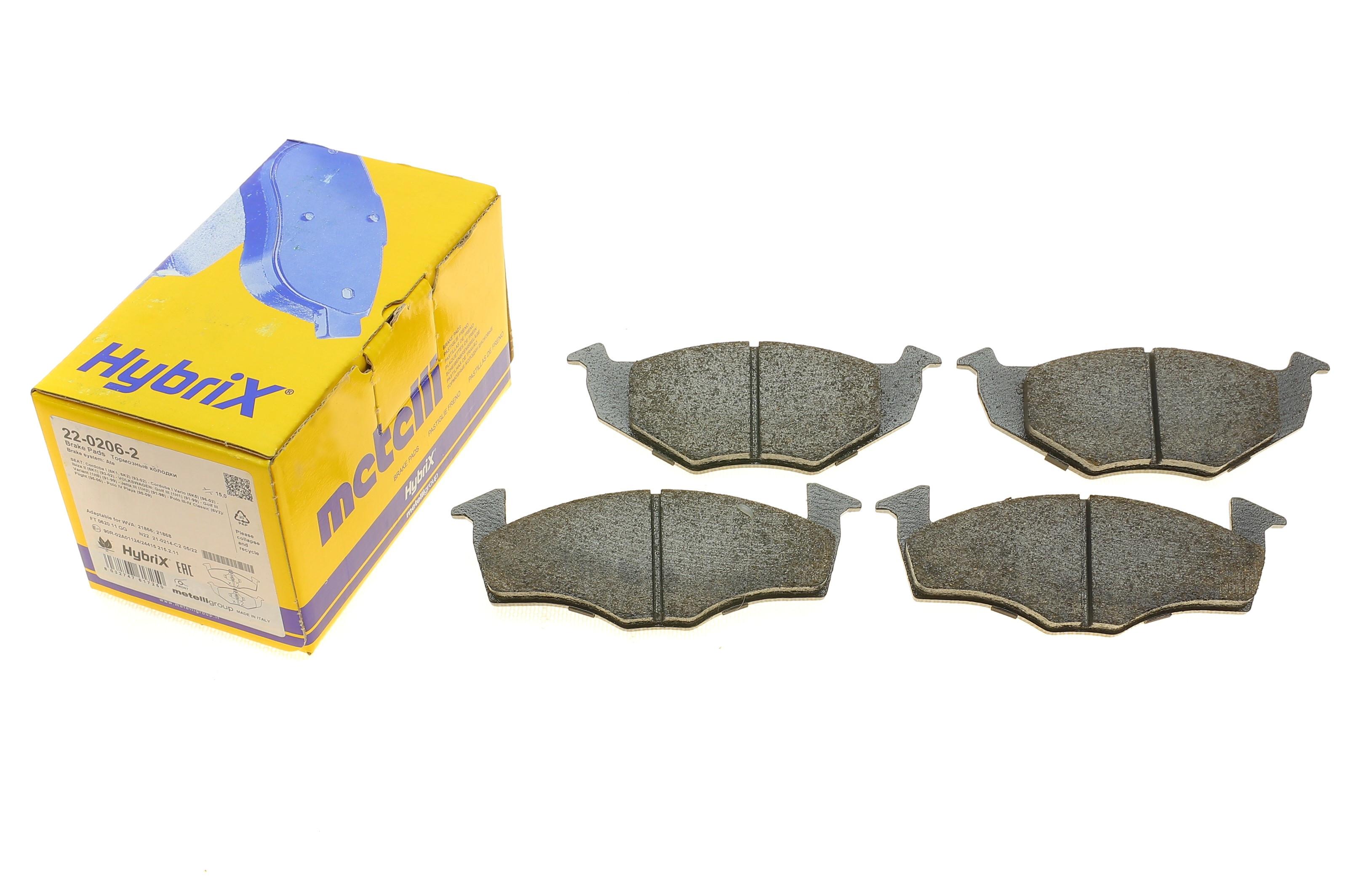 Колодки тормозные (передние) Seat Cordoba/Ibiza II 93-02/VW Golf III 91-99/Polo 95-02