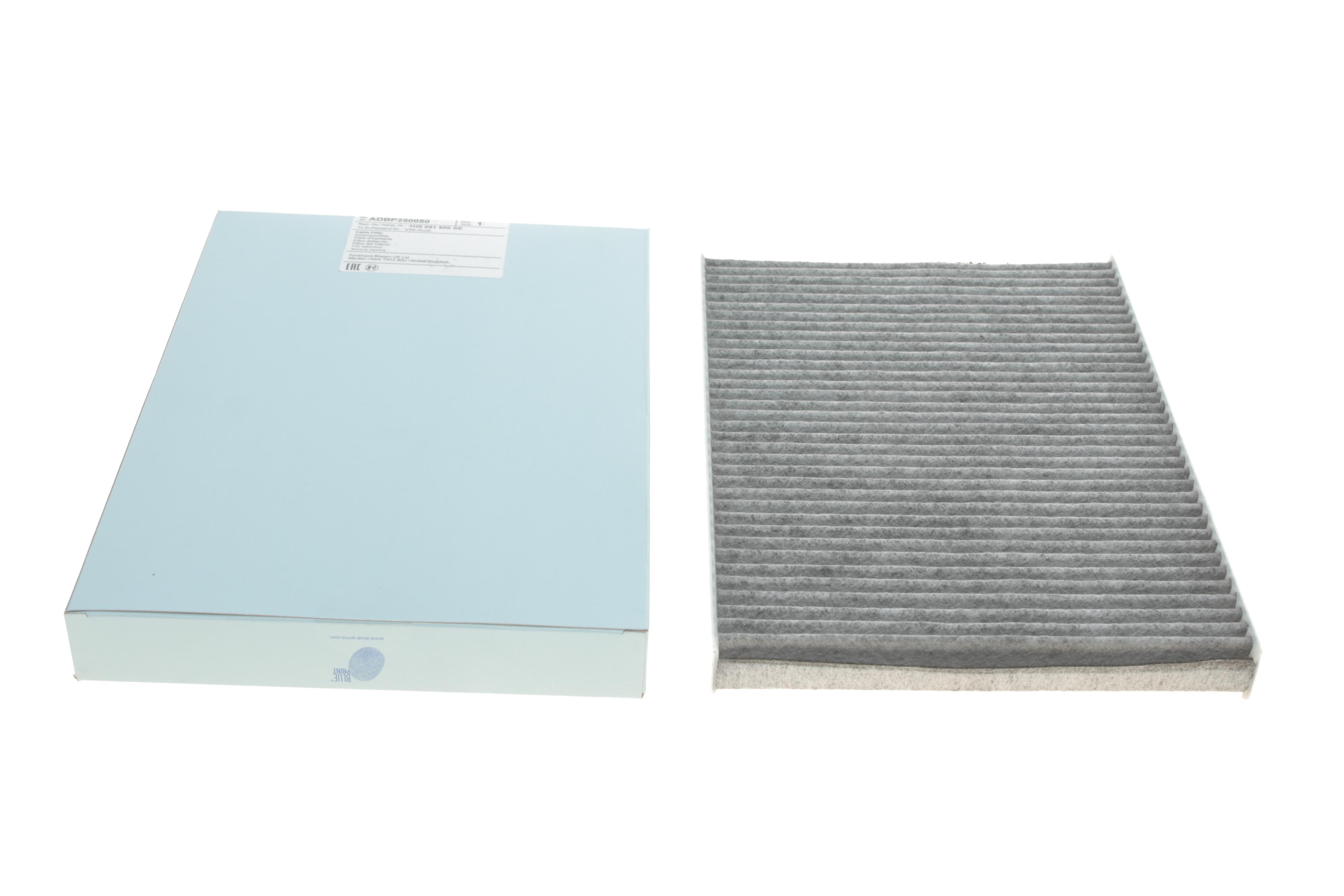 Фільтр салону VW Golf 1.6/1.8/1.9SDI/1.9TDI/2.0-16V 97- (вугільний)