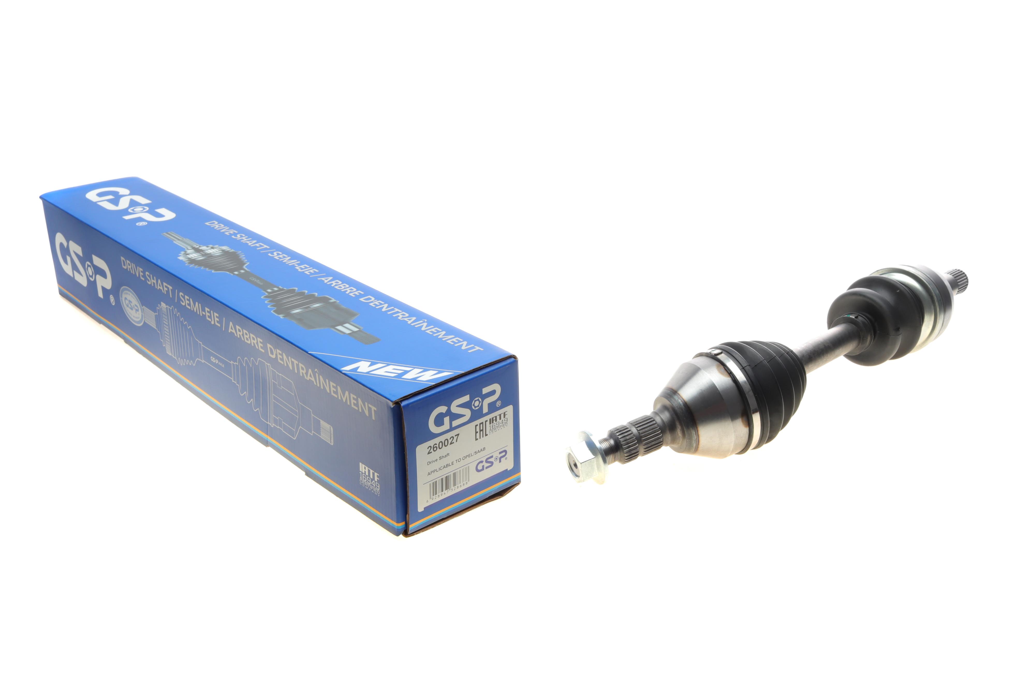 Полуось Opel Insignia A 1.6-2.0 08-17 (30x27x619)