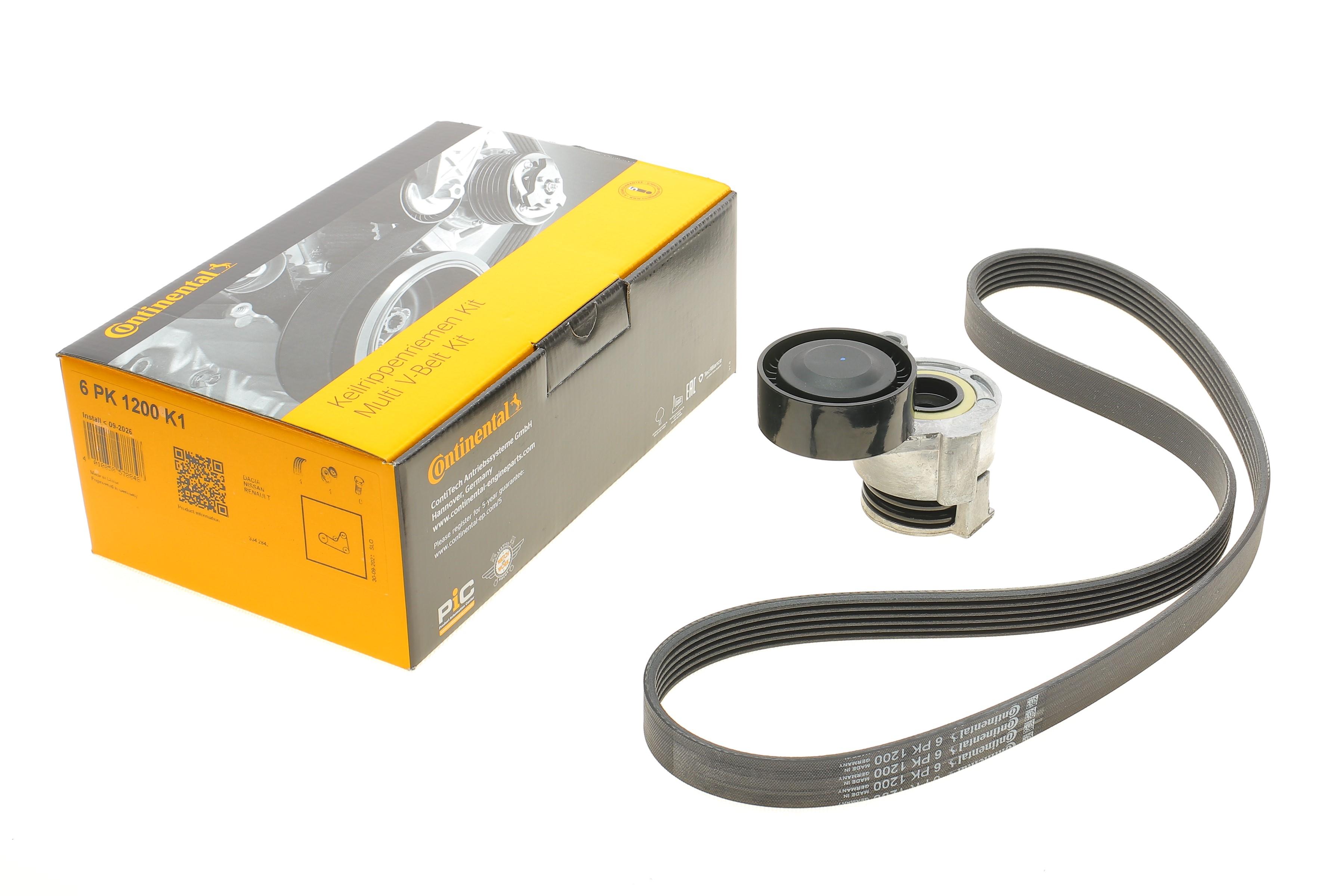 Комплект ременя генератора Renault Clio/Kangoo/Megane/Scenic 1.5dCi 01- (6PK1200)