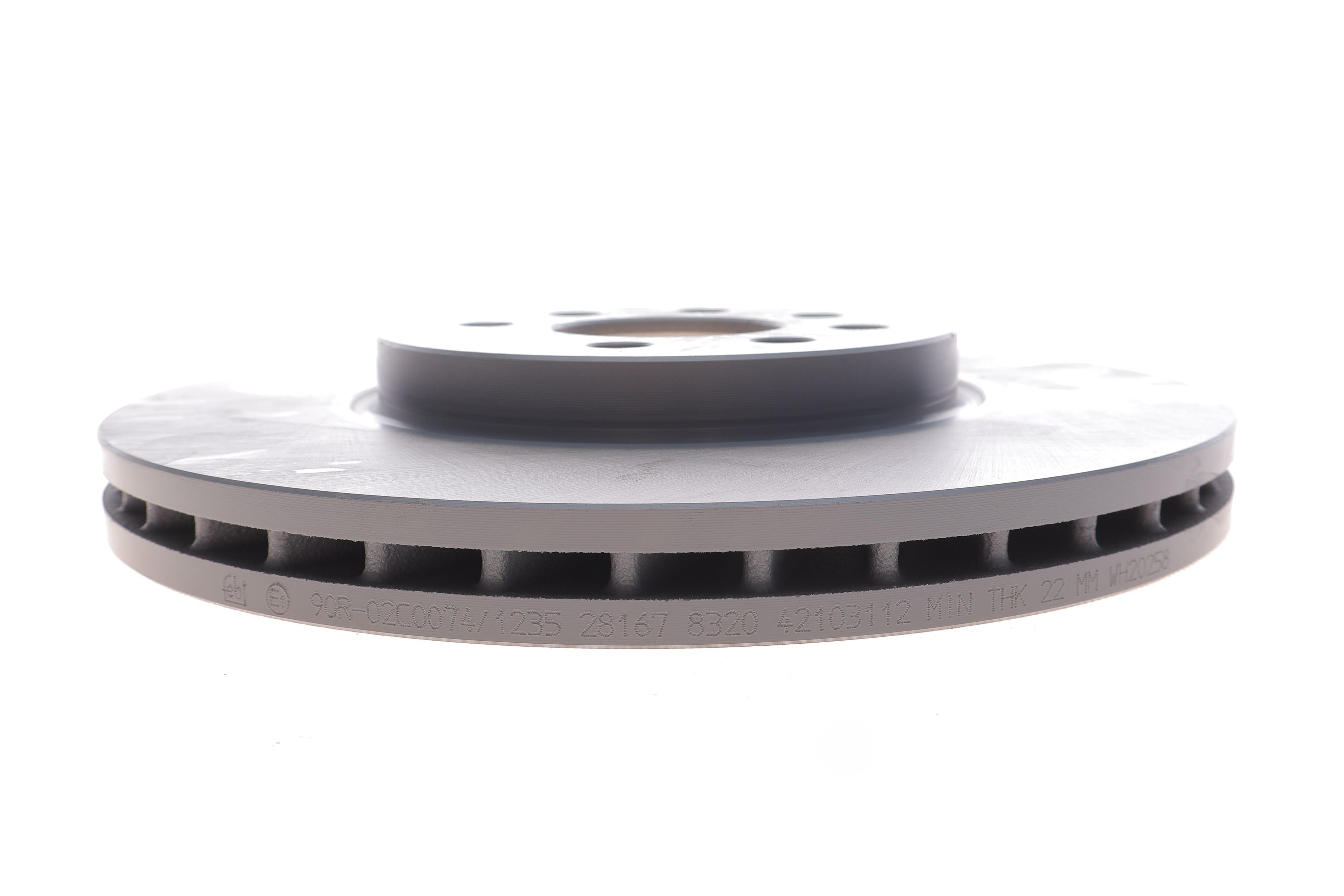 Диск тормозной (передний) Opel Combo 01- (280x25)