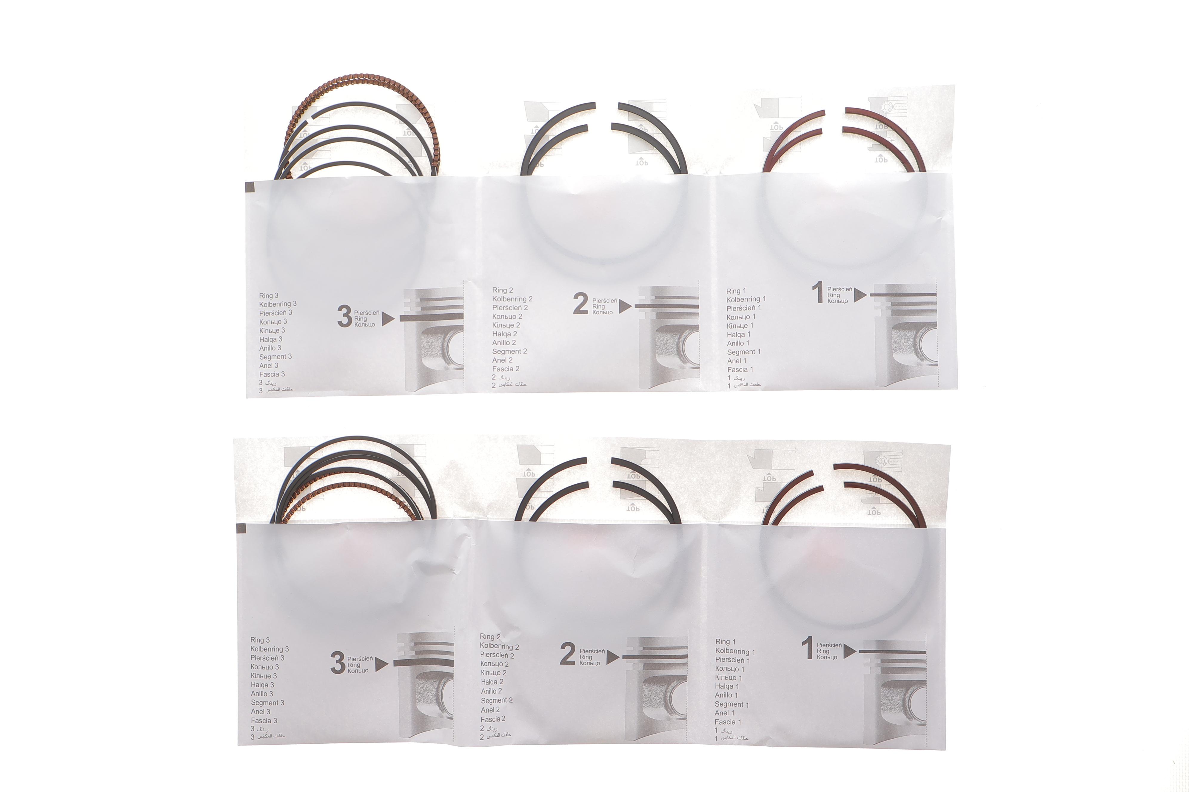 Кольца поршневые Chevrolet Aveo 1.5  (+0.25/76.75mm) (1.5x1.5x2.0)