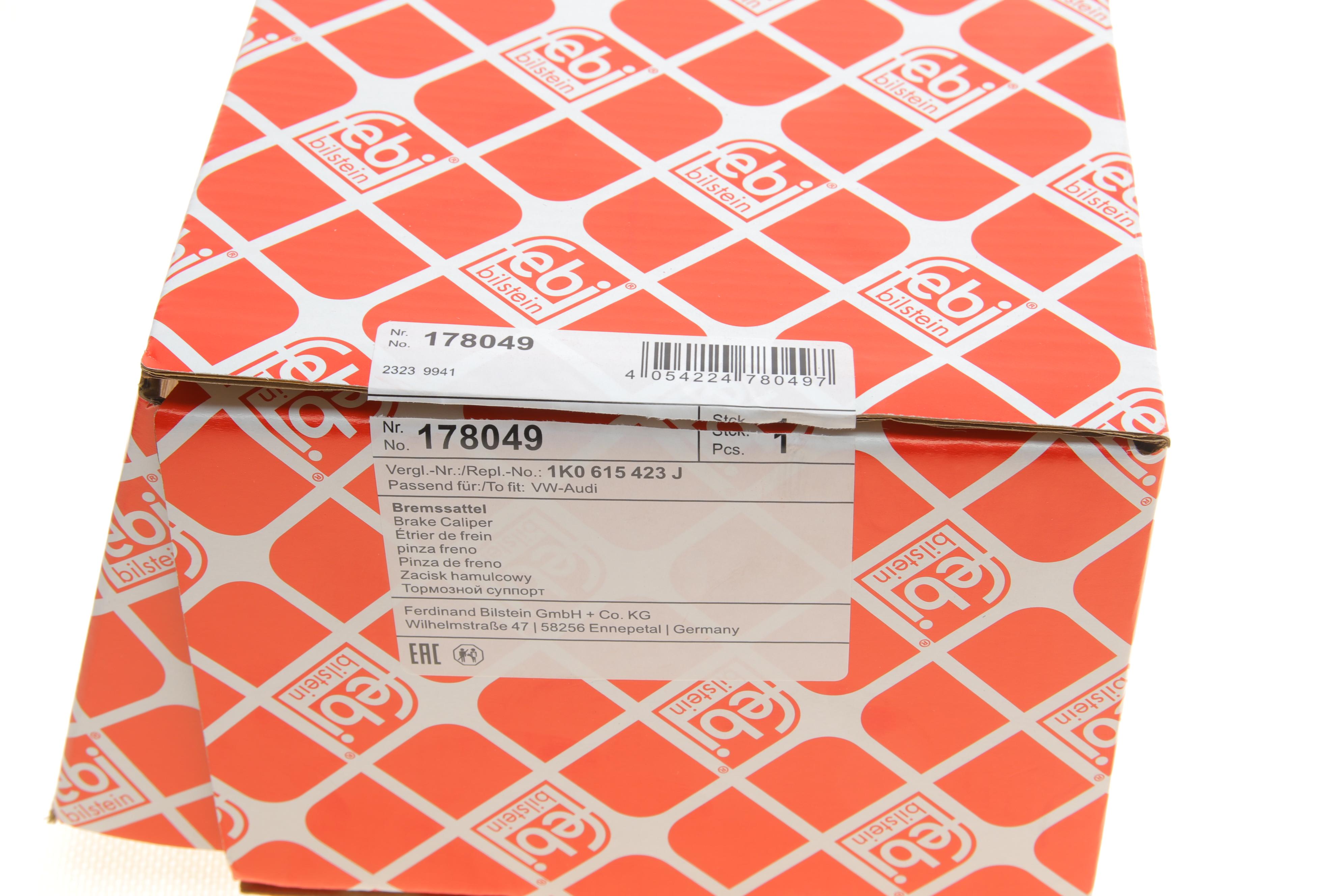 Суппорт тормозной (задний) (L) VW Golf V/VI 03- (d=38mm)