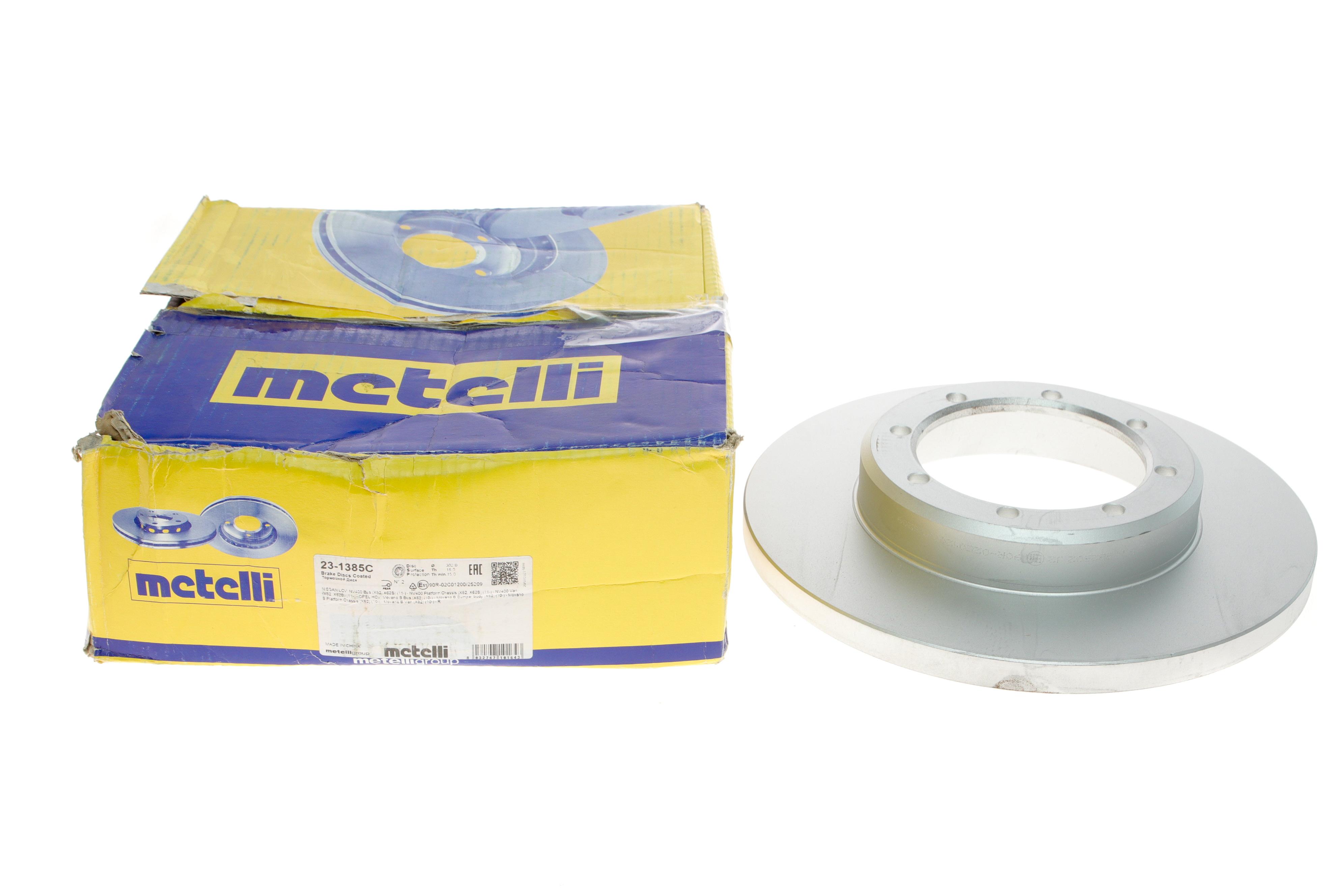 Диск гальмівний (задній) Renault Master 2.3dCi 10- (302x18) (спарка) (з покриттям)