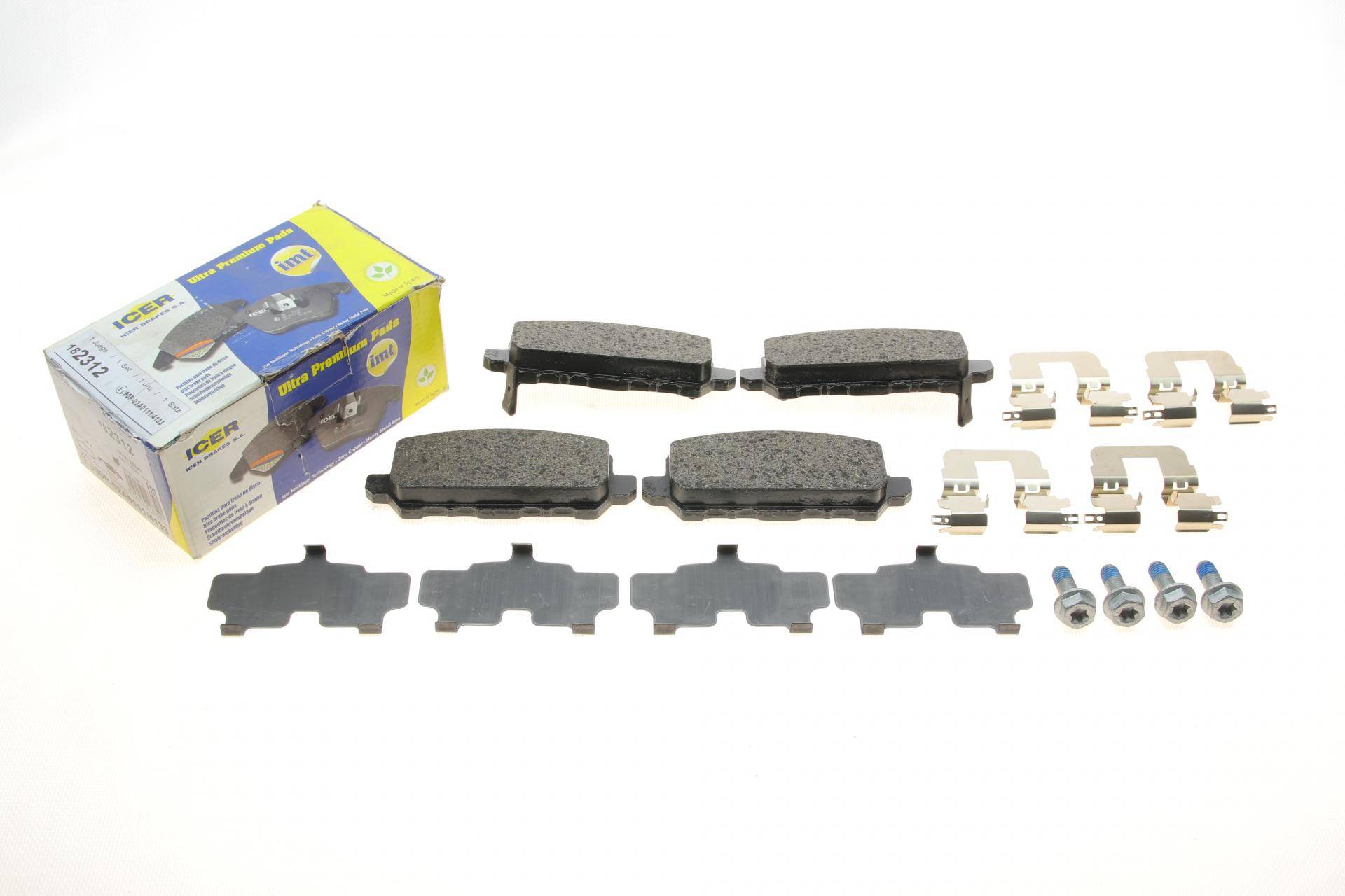 Колодки гальмівні (задні) Honda HR-V/Accord 12-