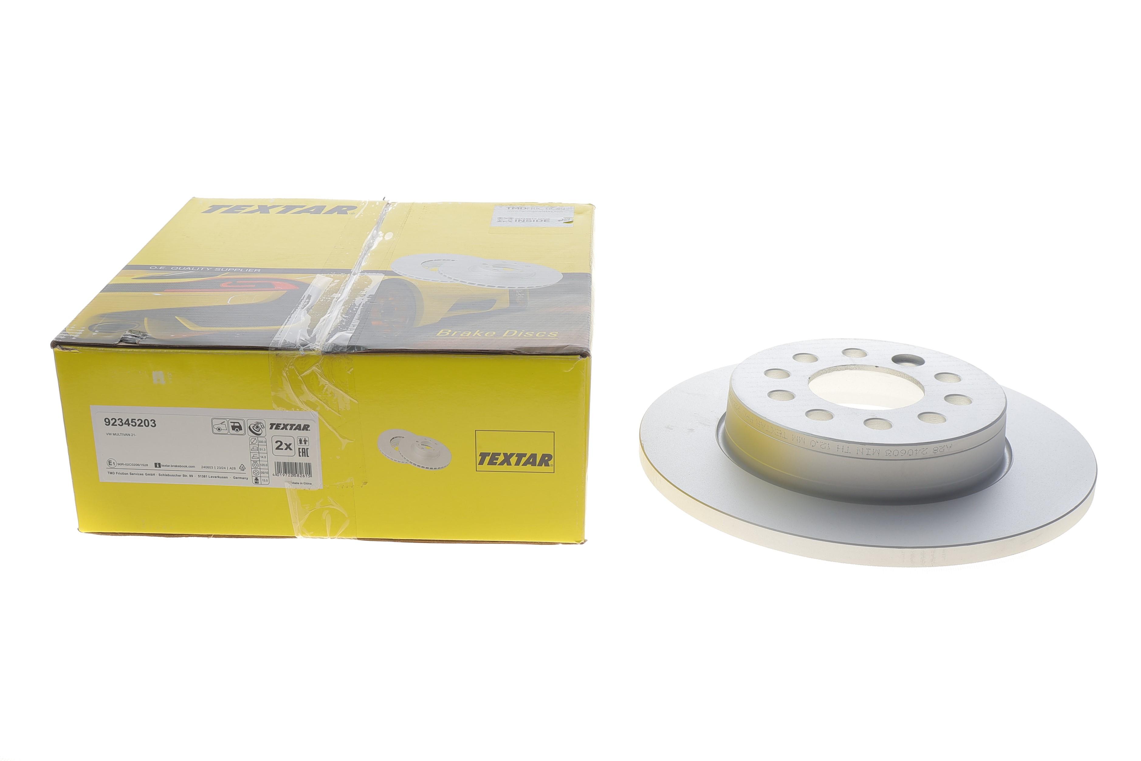 Диск тормозной (задний) VW Multivan T7 21- (300x14) PRO+